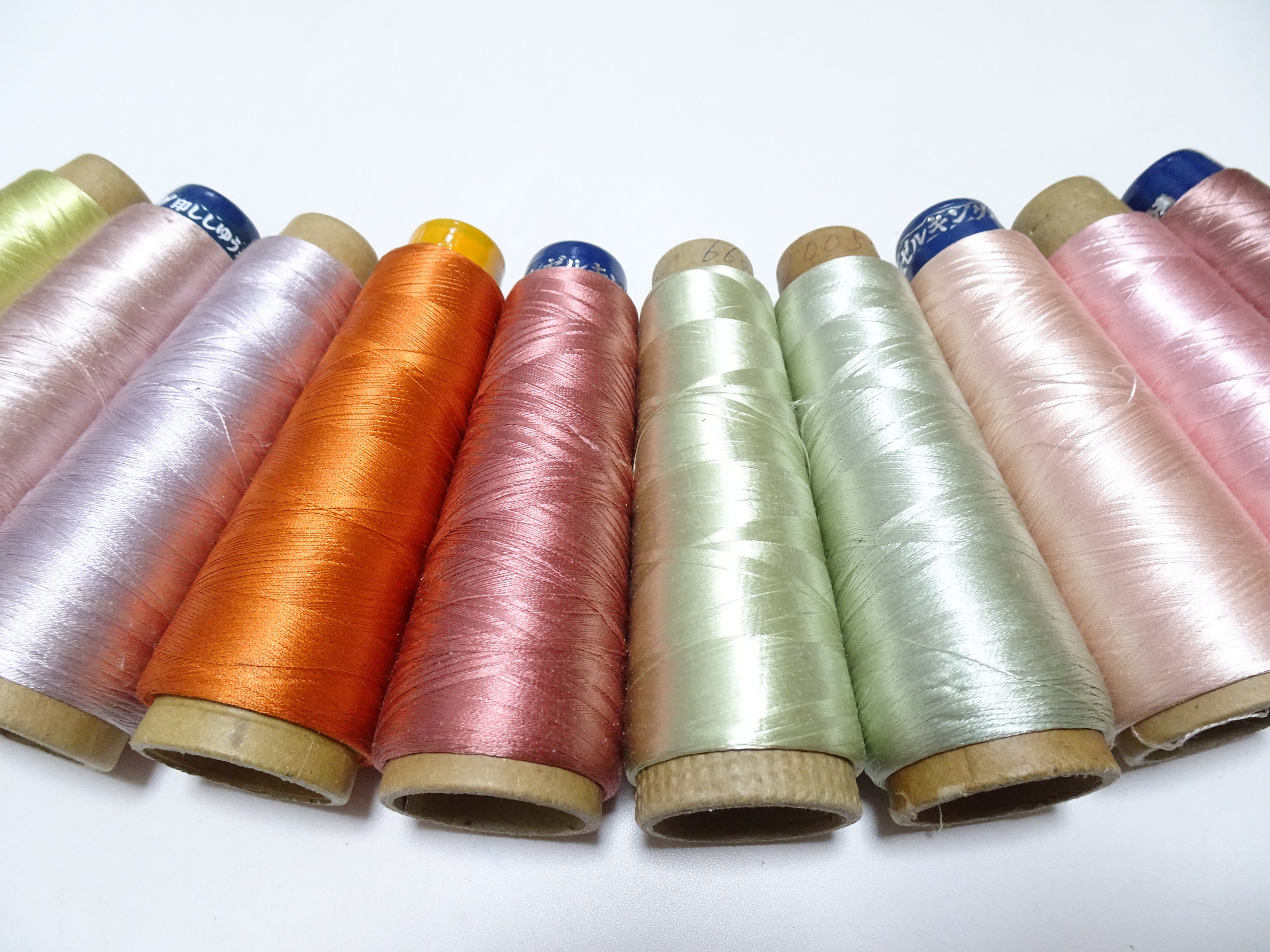 Special Price!! Japanese vintage silk thread 10sets embroidery Over 6,000 meters  16374