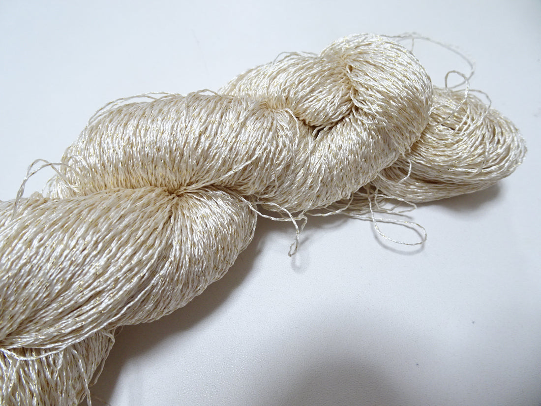 Japanese vintage high class rare silk thread Mixture of Gold embroidery 9524