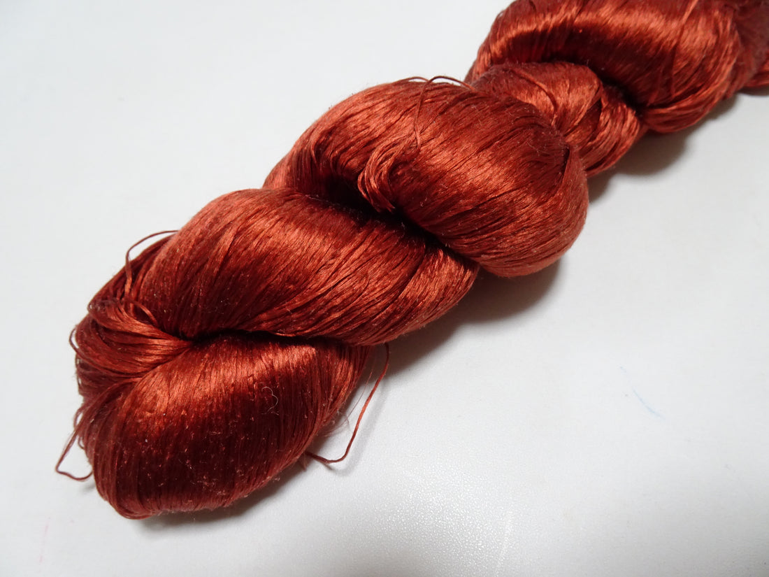 Japanese Vintage loose Twisted Silk Thread Embroidery 14545