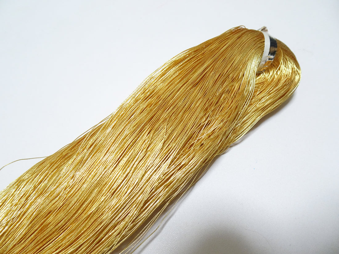 Japanese vintage Superb gold leaf thread  embroidery 8481  1000M  0.35mm