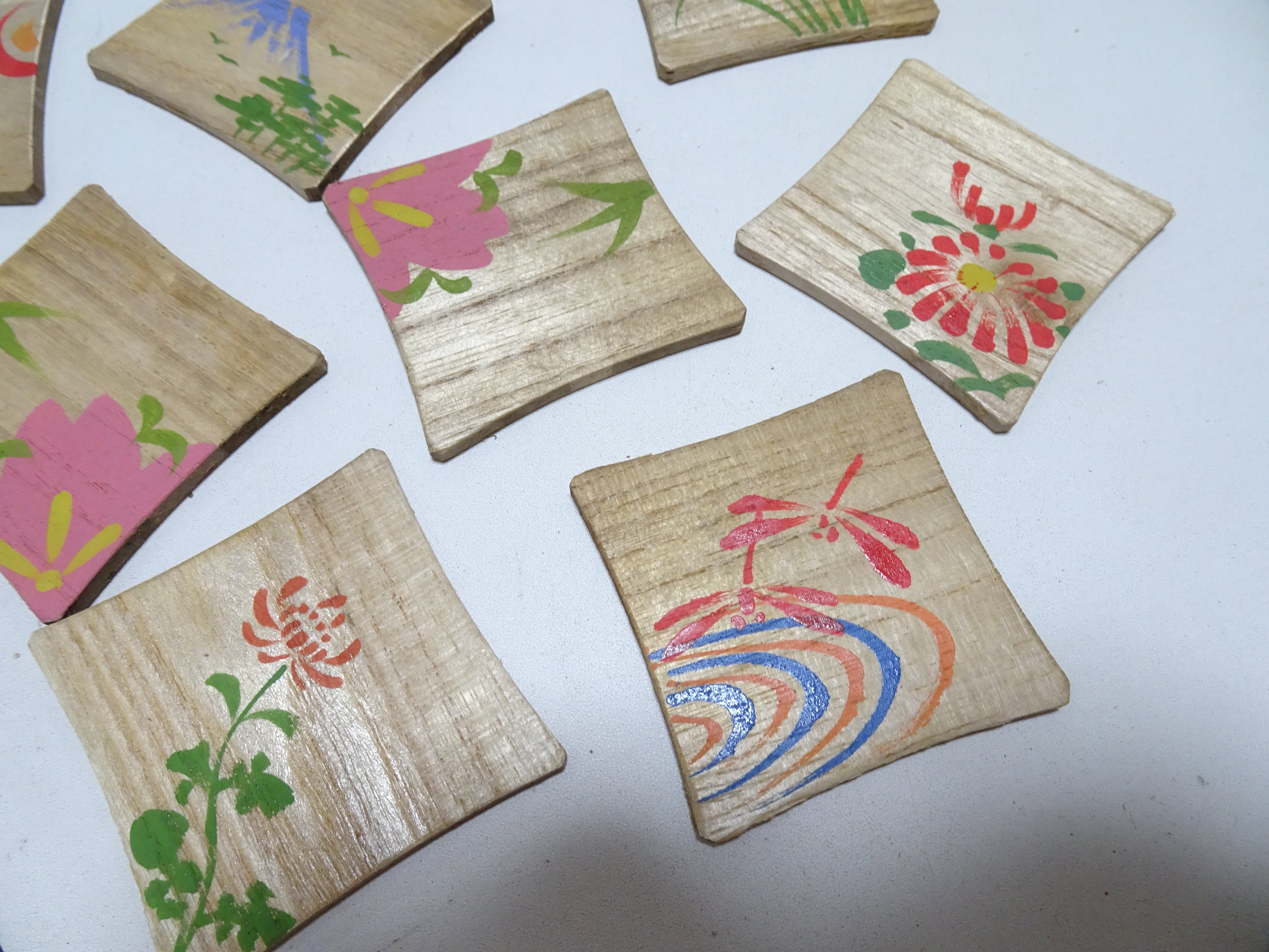 Vintage Japanese Wooden Thread Spools 10sets 17460