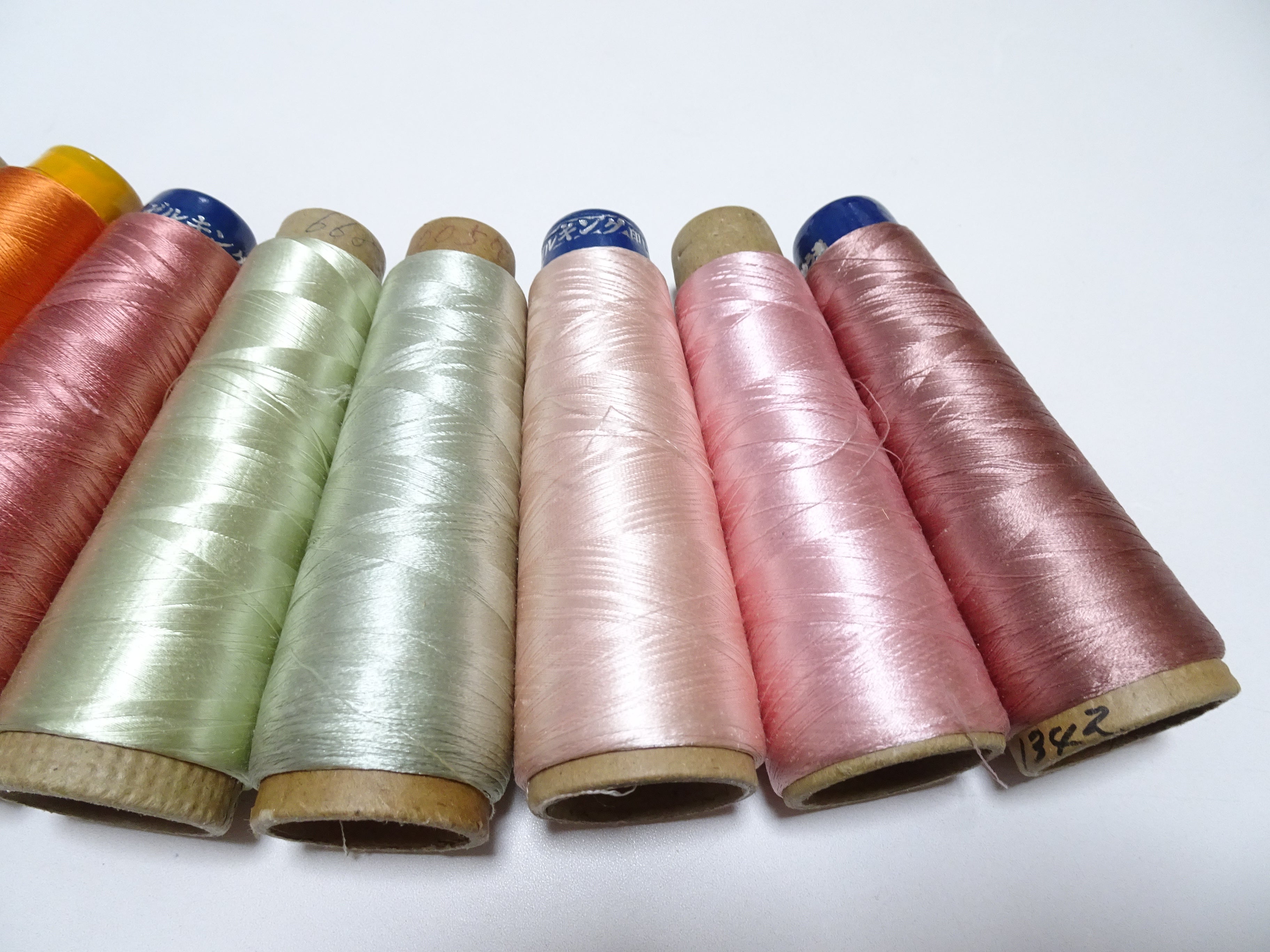 Special Price!! Japanese vintage silk thread 10sets embroidery Over 6,000 meters  16374