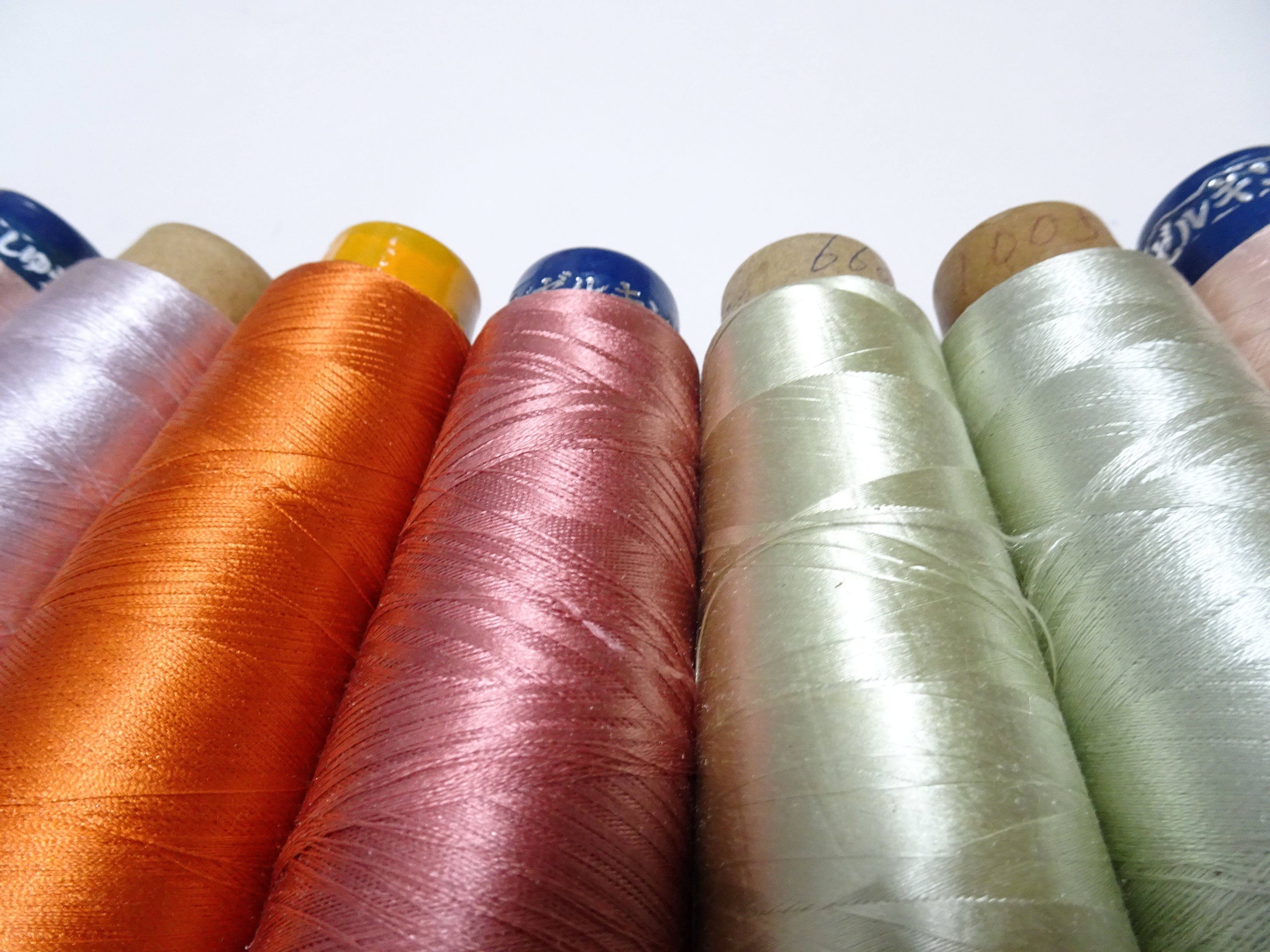 Special Price!! Japanese vintage silk thread 10sets embroidery Over 6,000 meters  16374