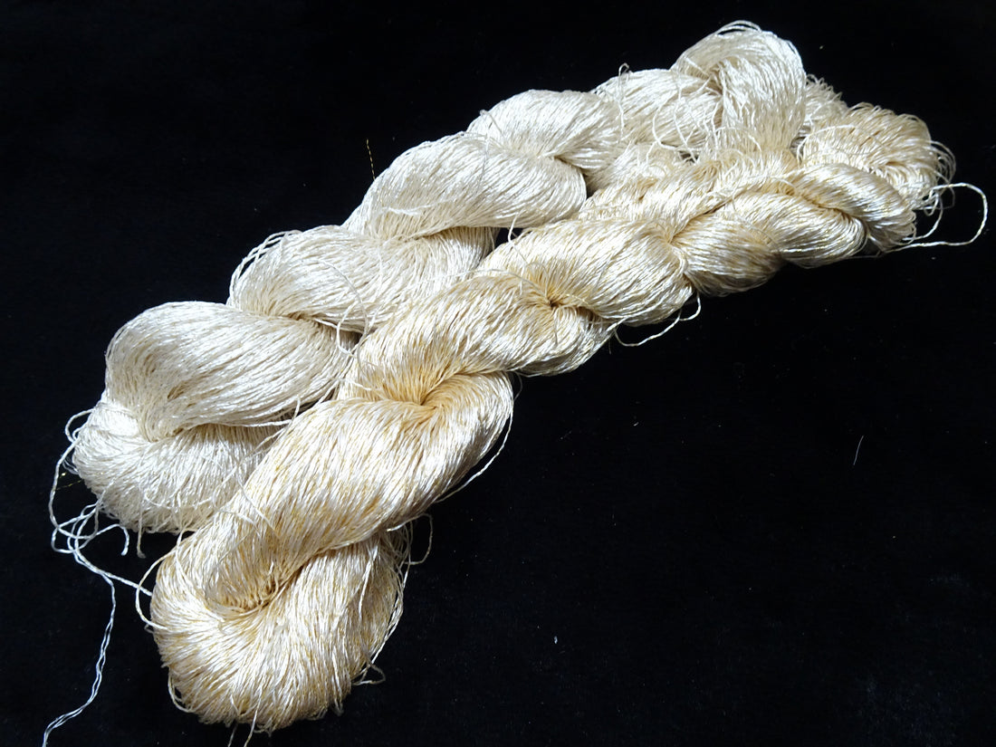 Japanese Vintage High Class Rare Silk Thread 2sets Mixture of Gold embroidery 17907