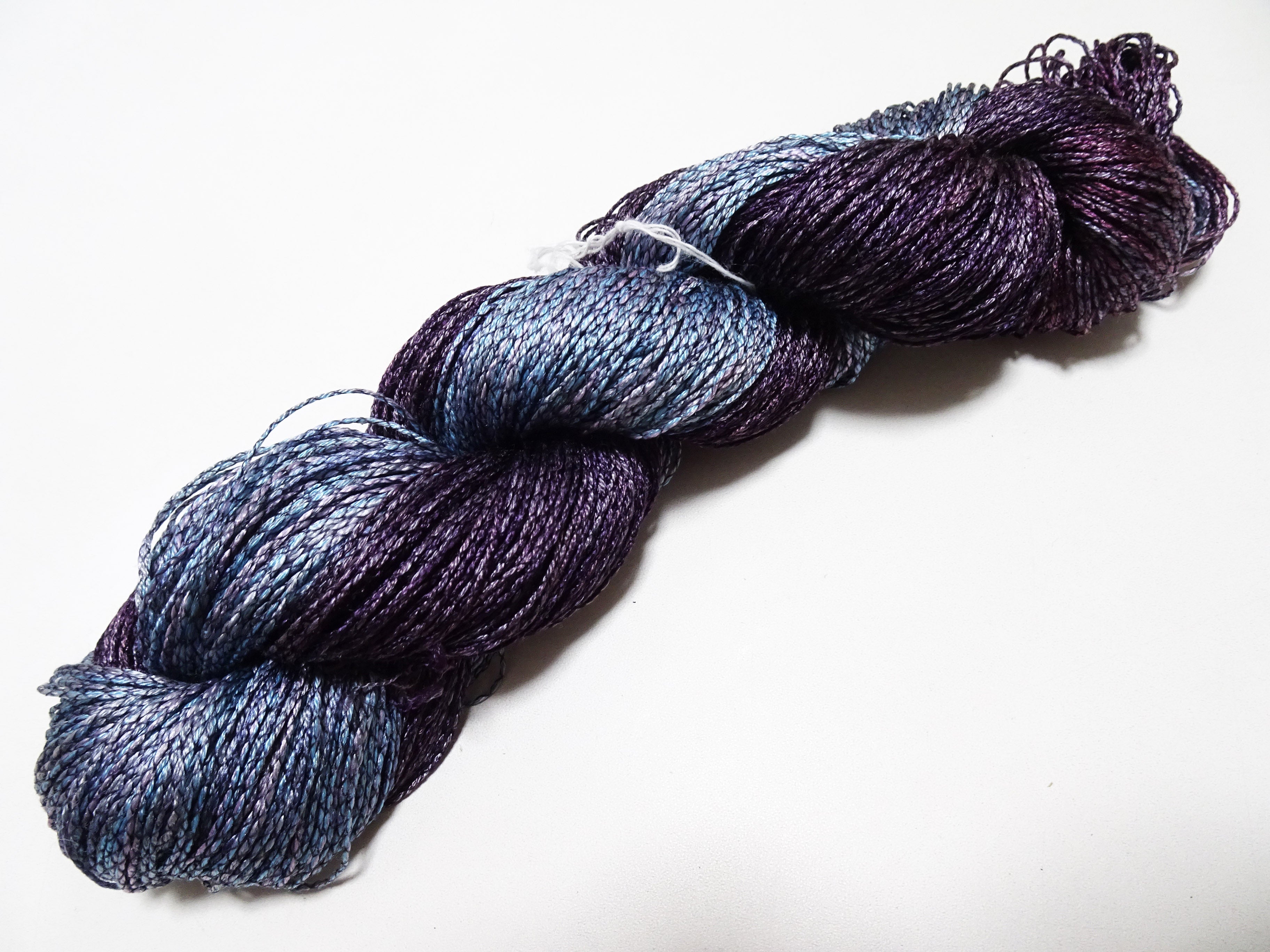 Japanese Tanaka Gen Silk – One-of-a-Kind Hand-Dyed Artistic Silk Thread, Rare Japanese Artisan Yarn, Limited Stock 16517