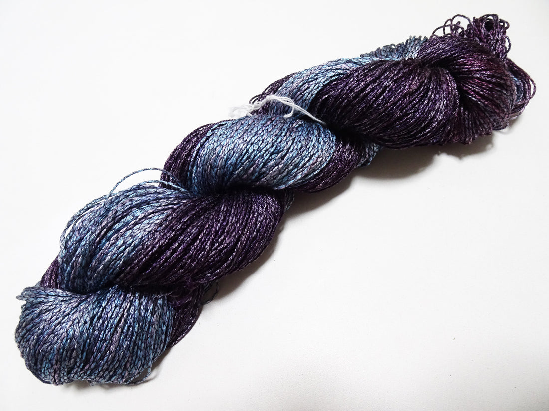 Japanese Tanaka Gen Silk – One-of-a-Kind Hand-Dyed Artistic Silk Thread, Rare Japanese Artisan Yarn, Limited Stock 16517