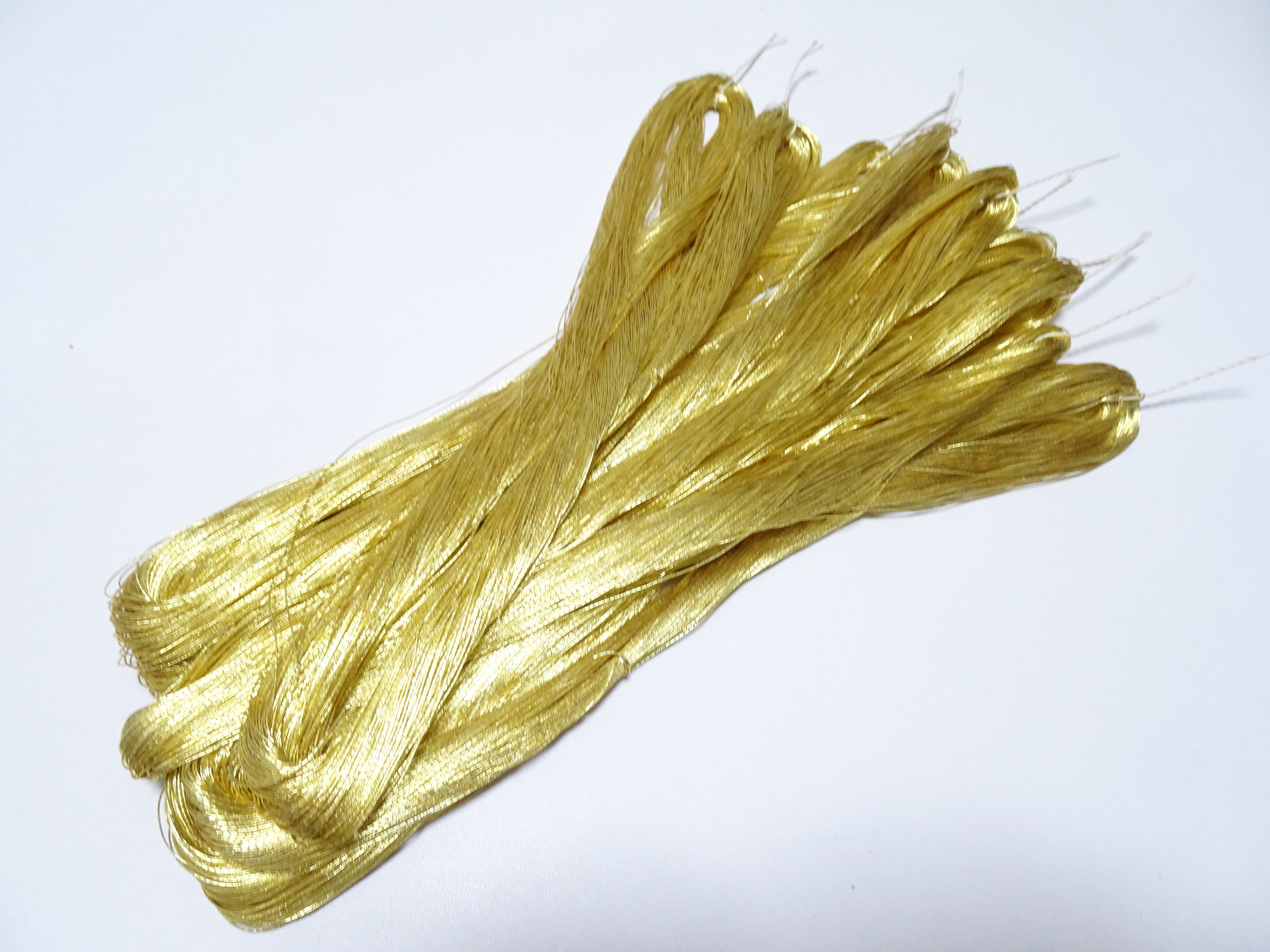 Japanese vintage Superb gold leaf thread  embroidery 10sets 8482  1000M  0.35mm