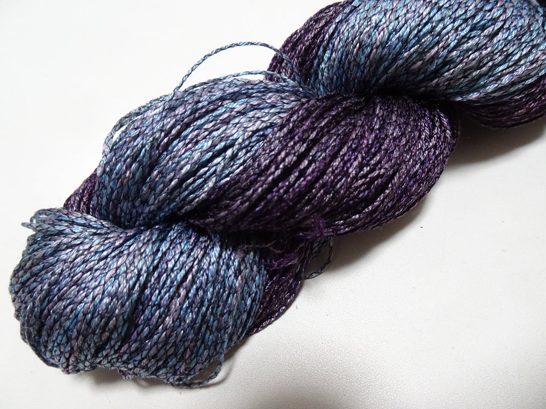 Japanese Tanaka Gen Silk – One-of-a-Kind Hand-Dyed Artistic Silk Thread, Rare Japanese Artisan Yarn, Limited Stock 16517