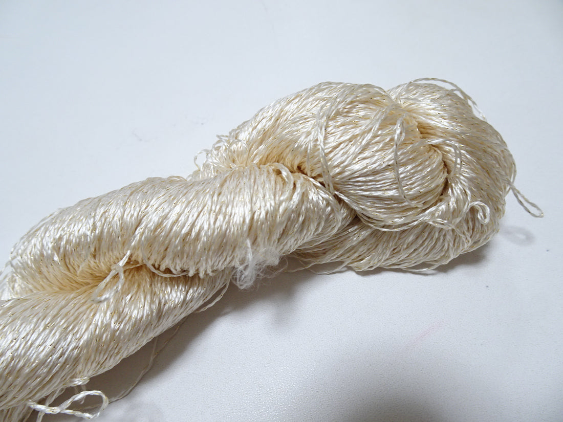 Japanese vintage high class rare silk thread Mixture of Gold embroidery 9525