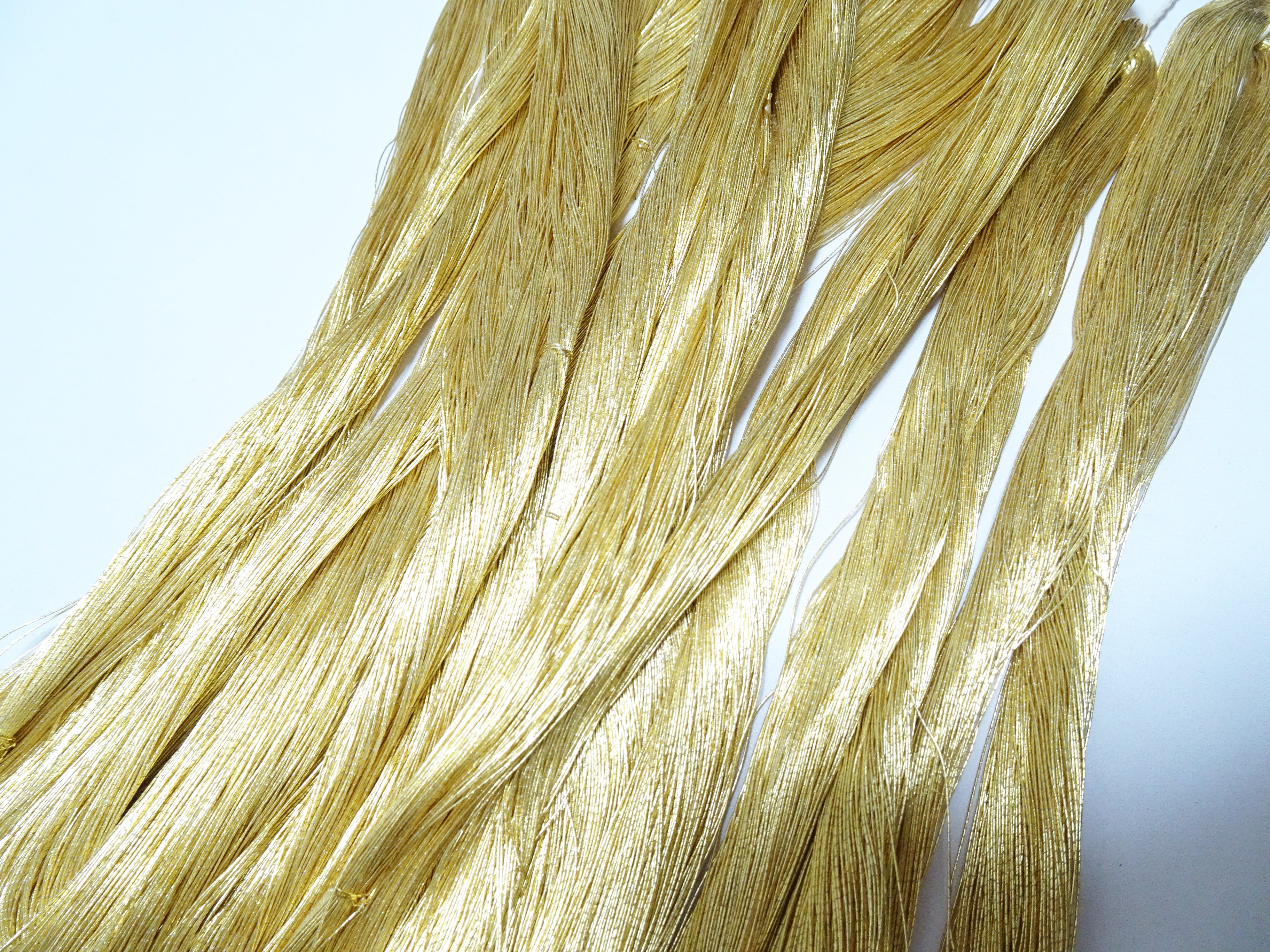 Japanese vintage Superb gold leaf thread  embroidery 10sets 8482  1000M  0.35mm