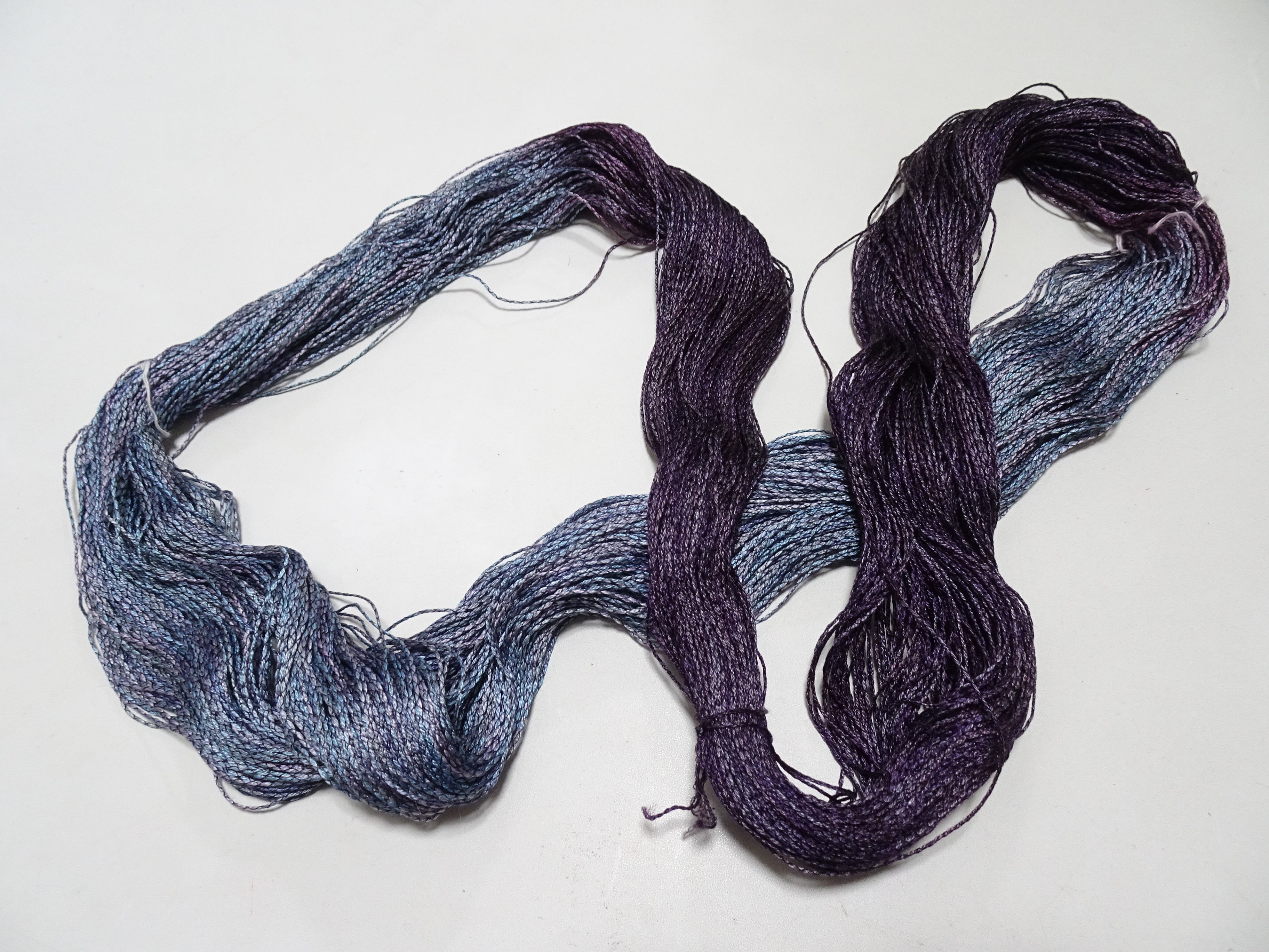 Japanese Tanaka Gen Silk – One-of-a-Kind Hand-Dyed Artistic Silk Thread, Rare Japanese Artisan Yarn, Limited Stock 16517