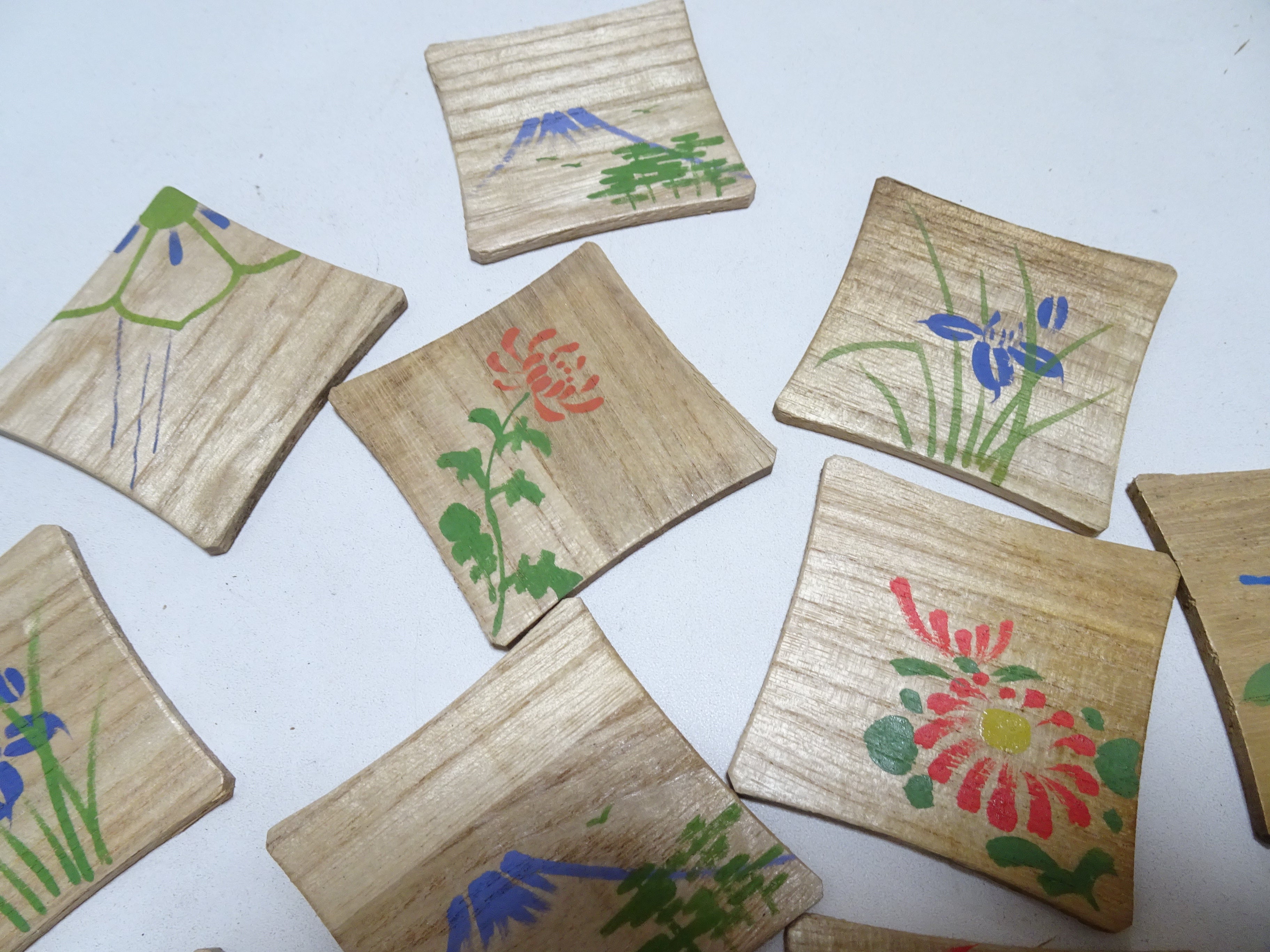 Vintage Japanese Wooden Thread Spools 10sets 17461