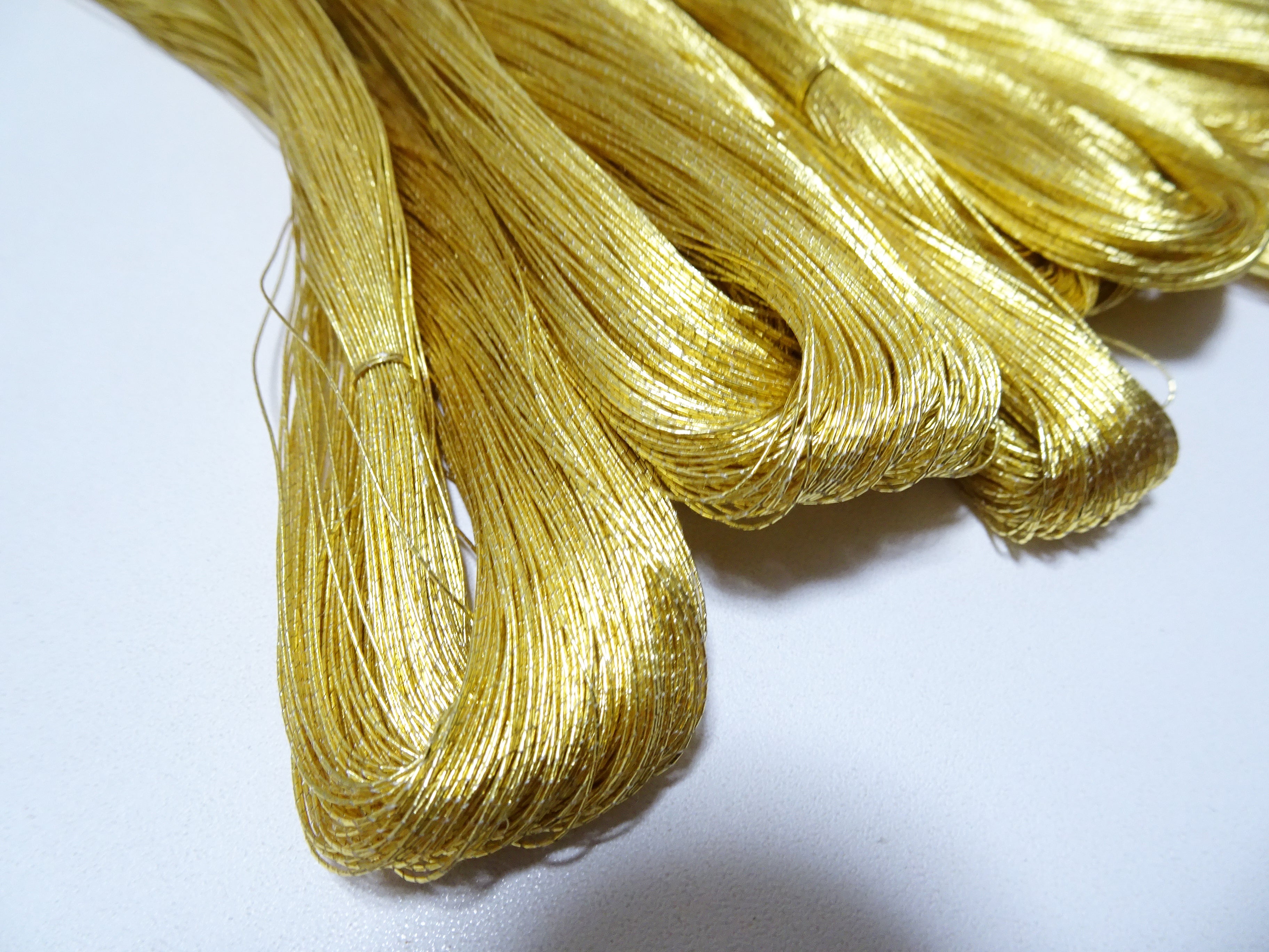 Japanese vintage Superb gold leaf thread  embroidery 10sets 8482  1000M  0.35mm