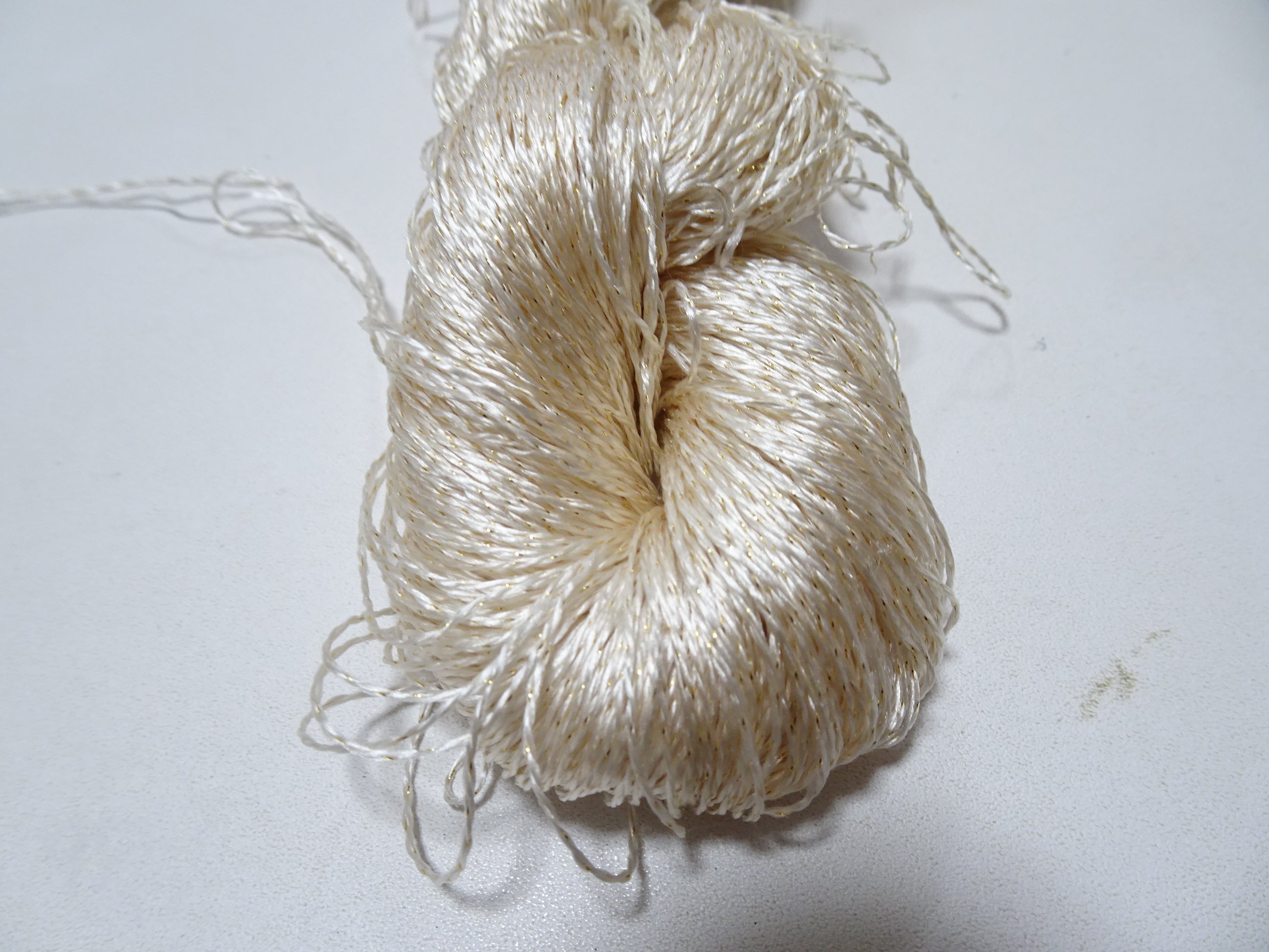 Japanese vintage high class rare silk thread Mixture of Gold embroidery 9525