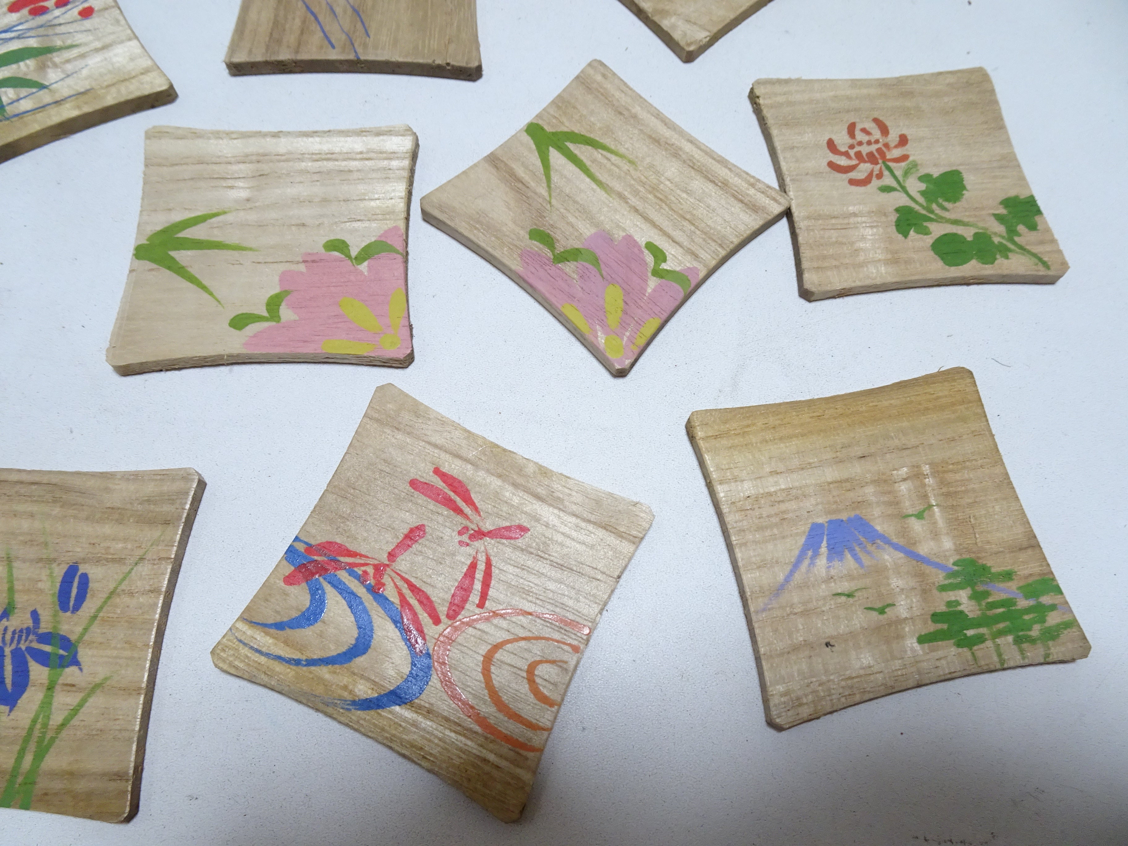 Vintage Japanese Wooden Thread Spools 10sets 17462