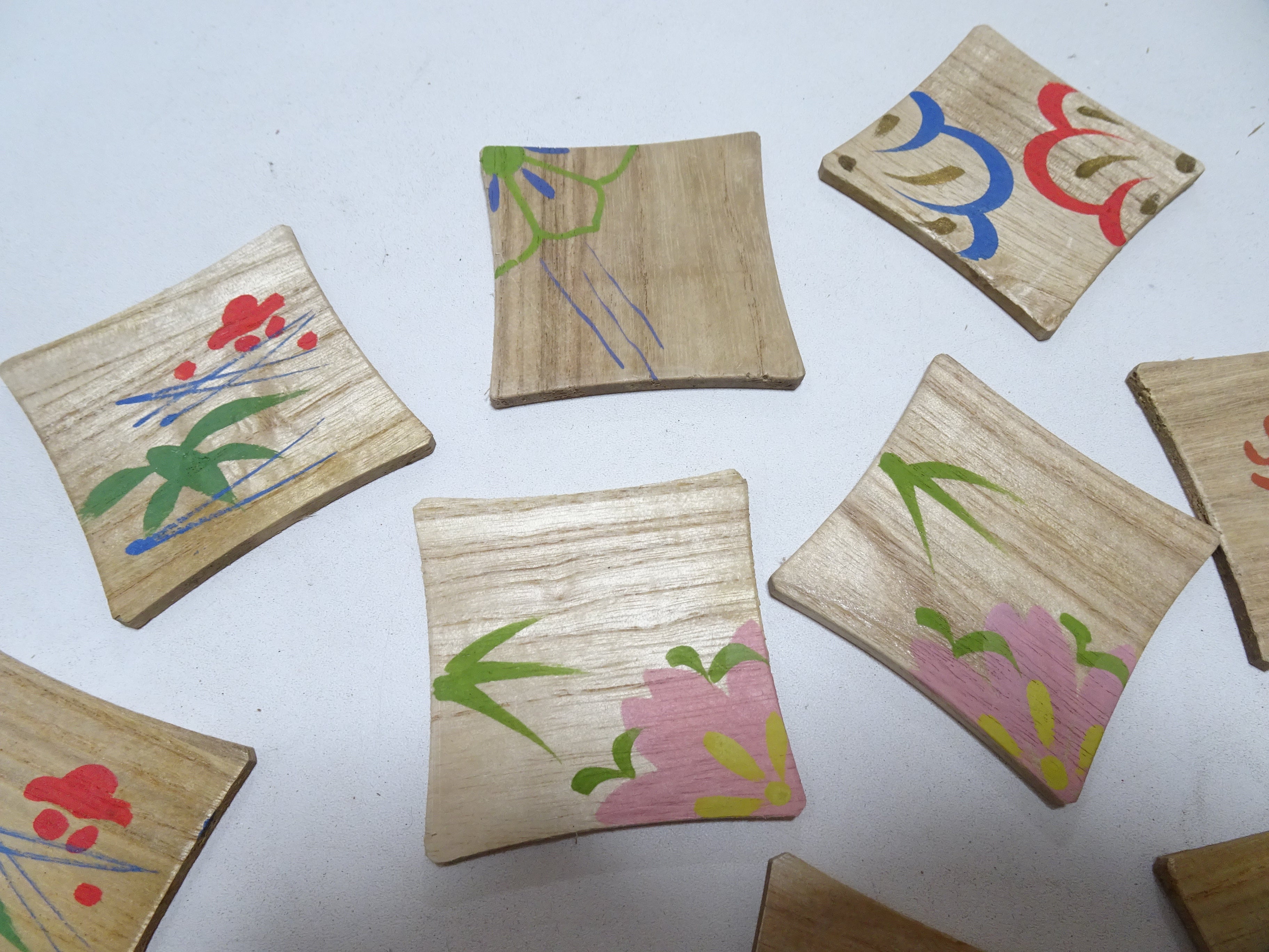 Vintage Japanese Wooden Thread Spools 10sets 17462