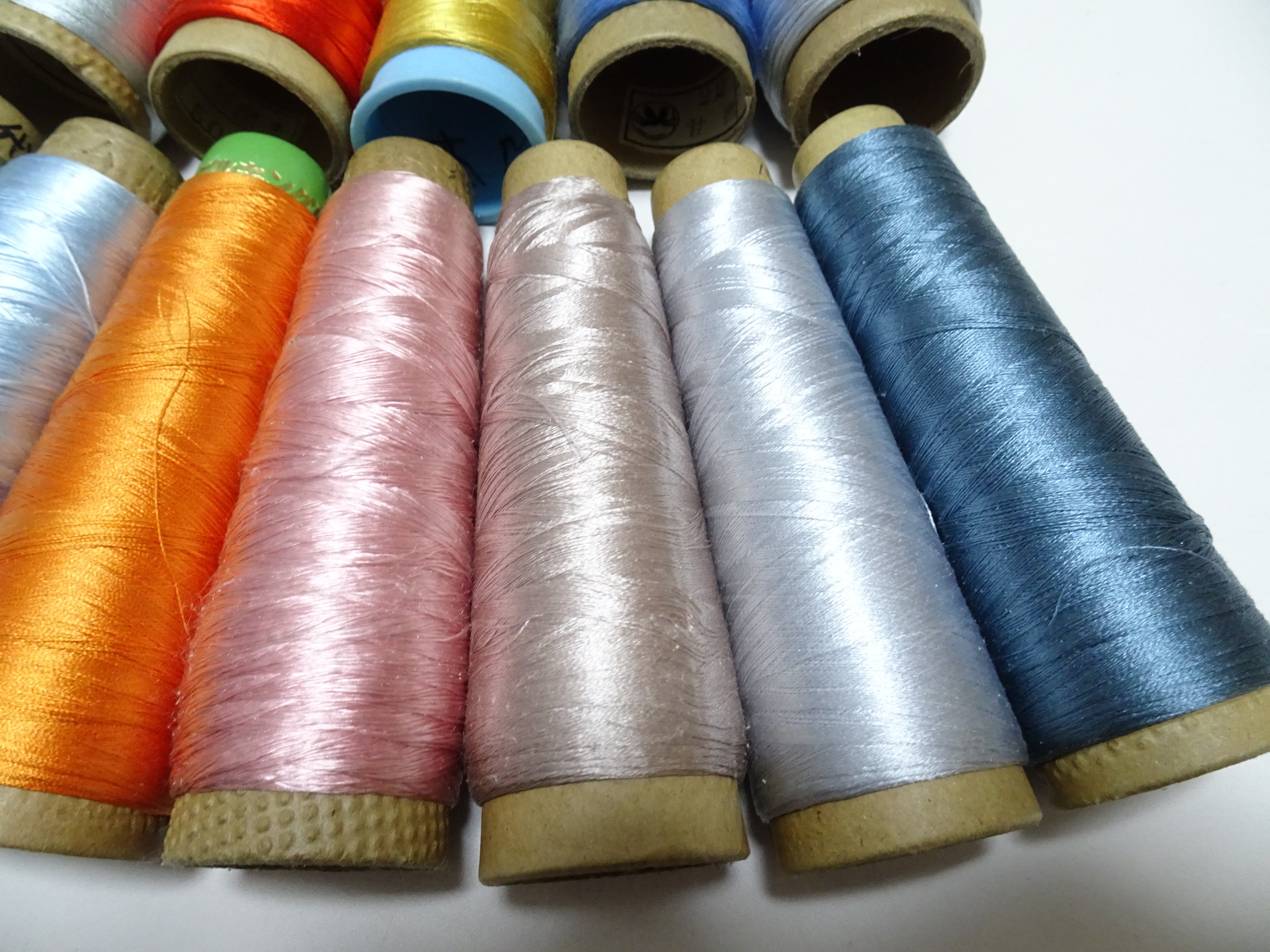 Great deal!! Japanese vintage silk thread 14sets embroidery Imperfect item (please see description for details)  16376