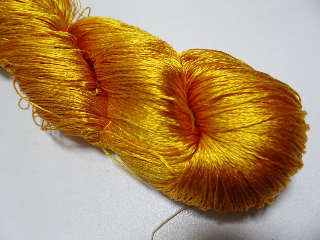 Japanese Vintage Twisted Silk Thread Embroidery 18321
