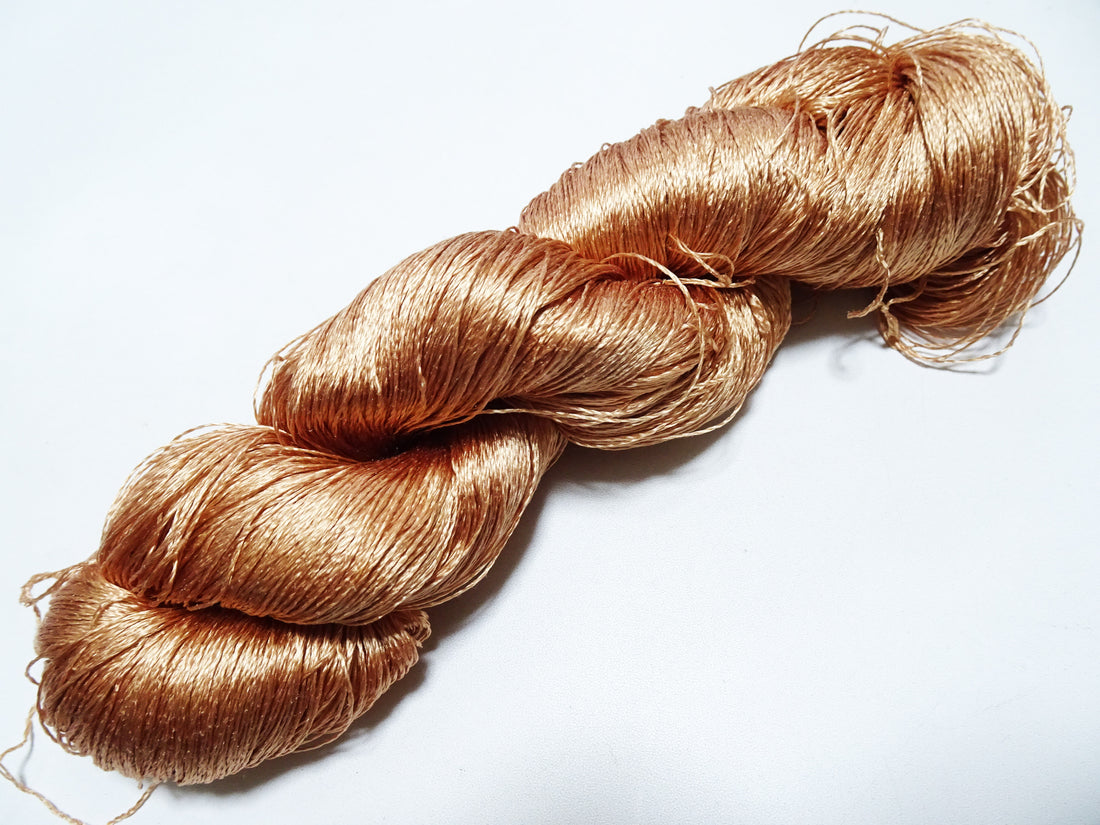 Japanese Vintage Twisted Silk Thread Embroidery 18322