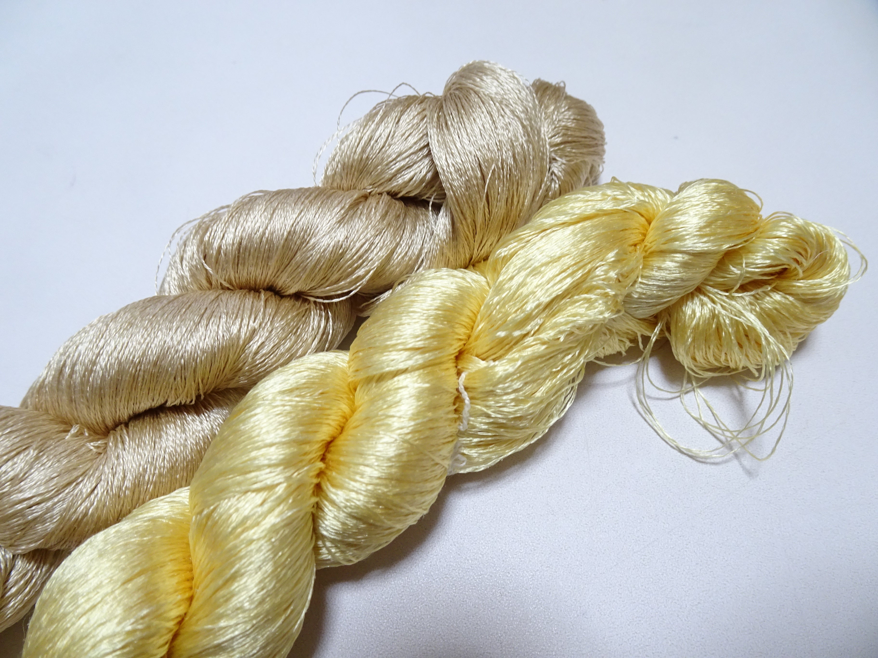 Japanese Vintage Twisted Silk Thread 2sets Embroidery 16965