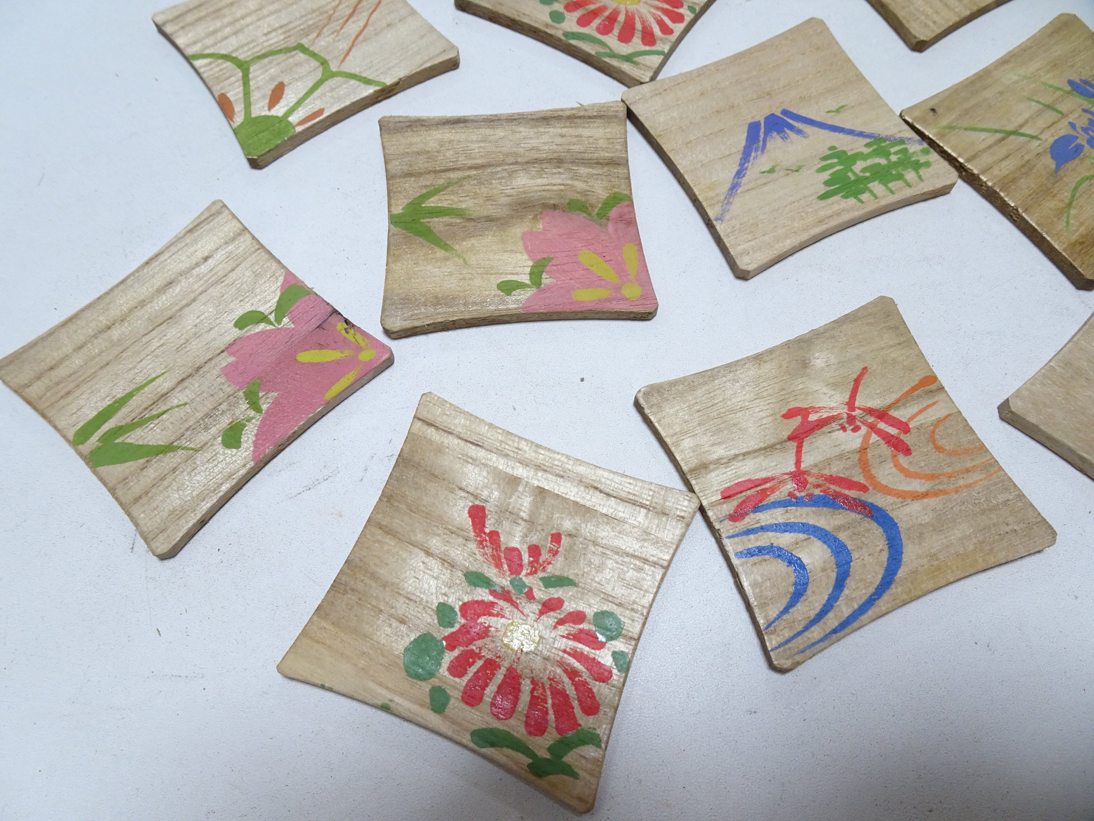 Vintage Japanese Wooden Thread Spools 10sets 17463