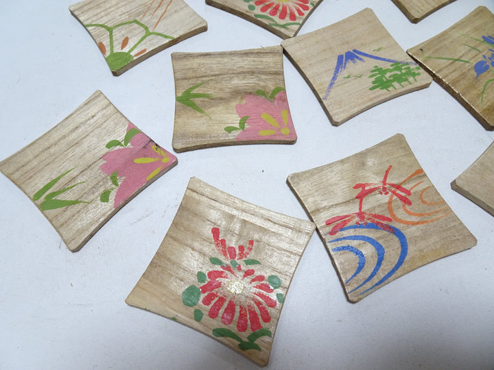 Vintage Japanese Wooden Thread Spools 10sets 17463