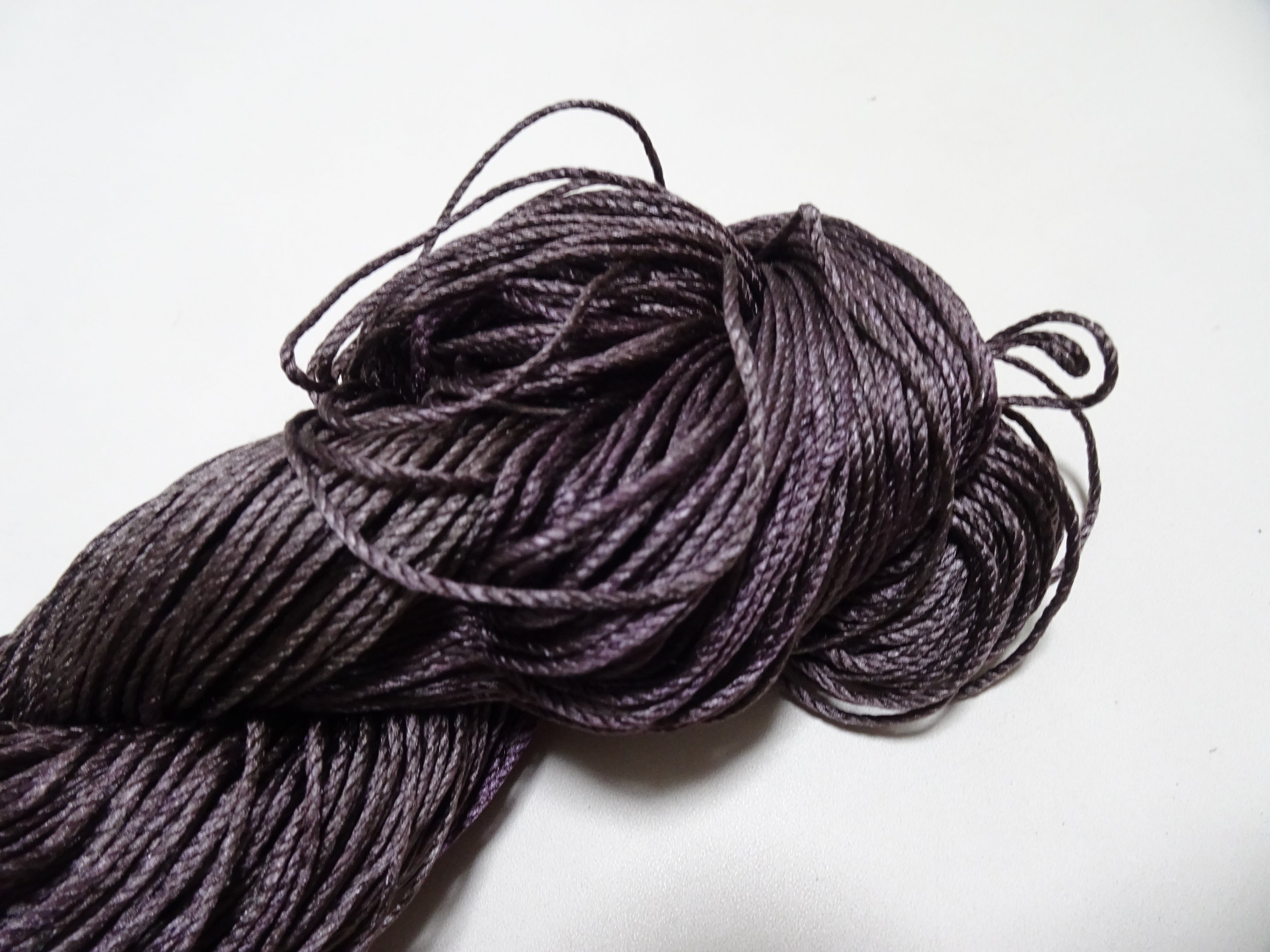 Japanese Tanaka Gen Silk – One-of-a-Kind Hand-Dyed Artistic Silk Thread, Rare Japanese Artisan Yarn, Limited Stock 16519