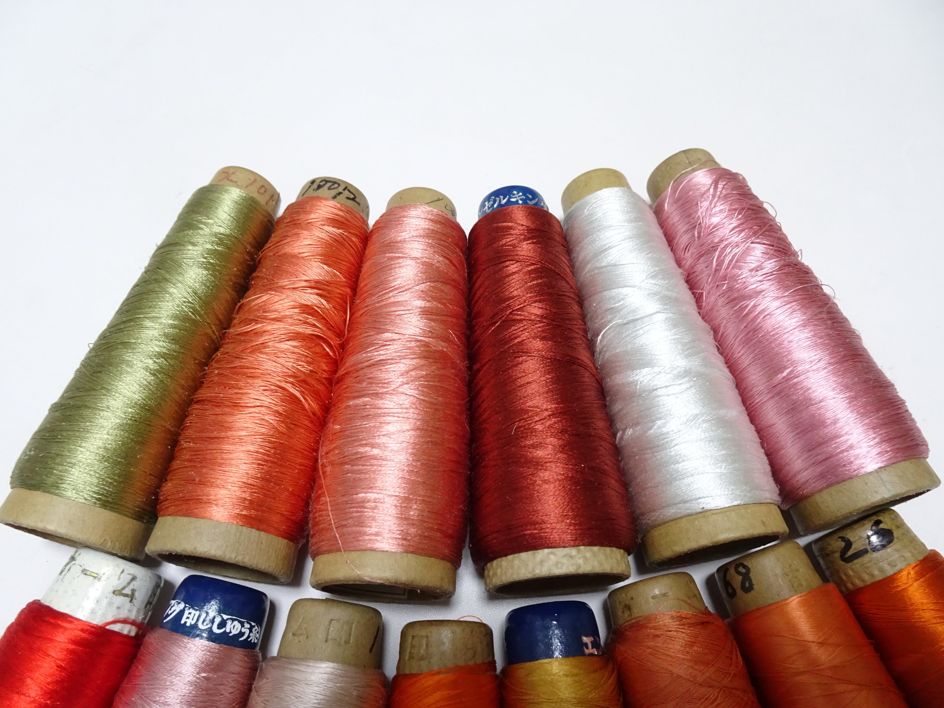 Great deal!! Japanese vintage silk thread 14sets embroidery Imperfect item (please see description for details)  16377