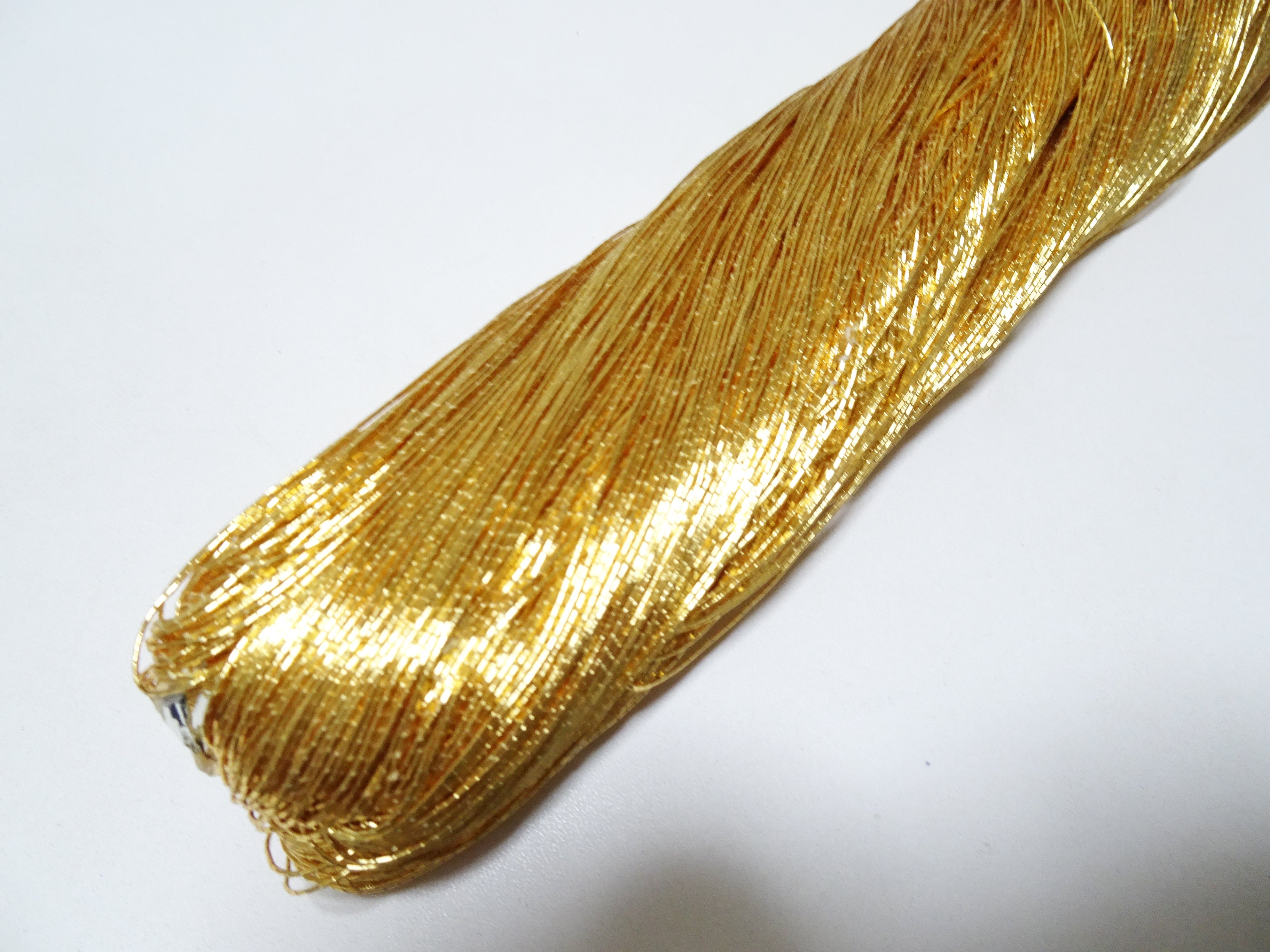Japanese vintage gold leaf thread kinkoma embroidery 8484  500M  0.50mm