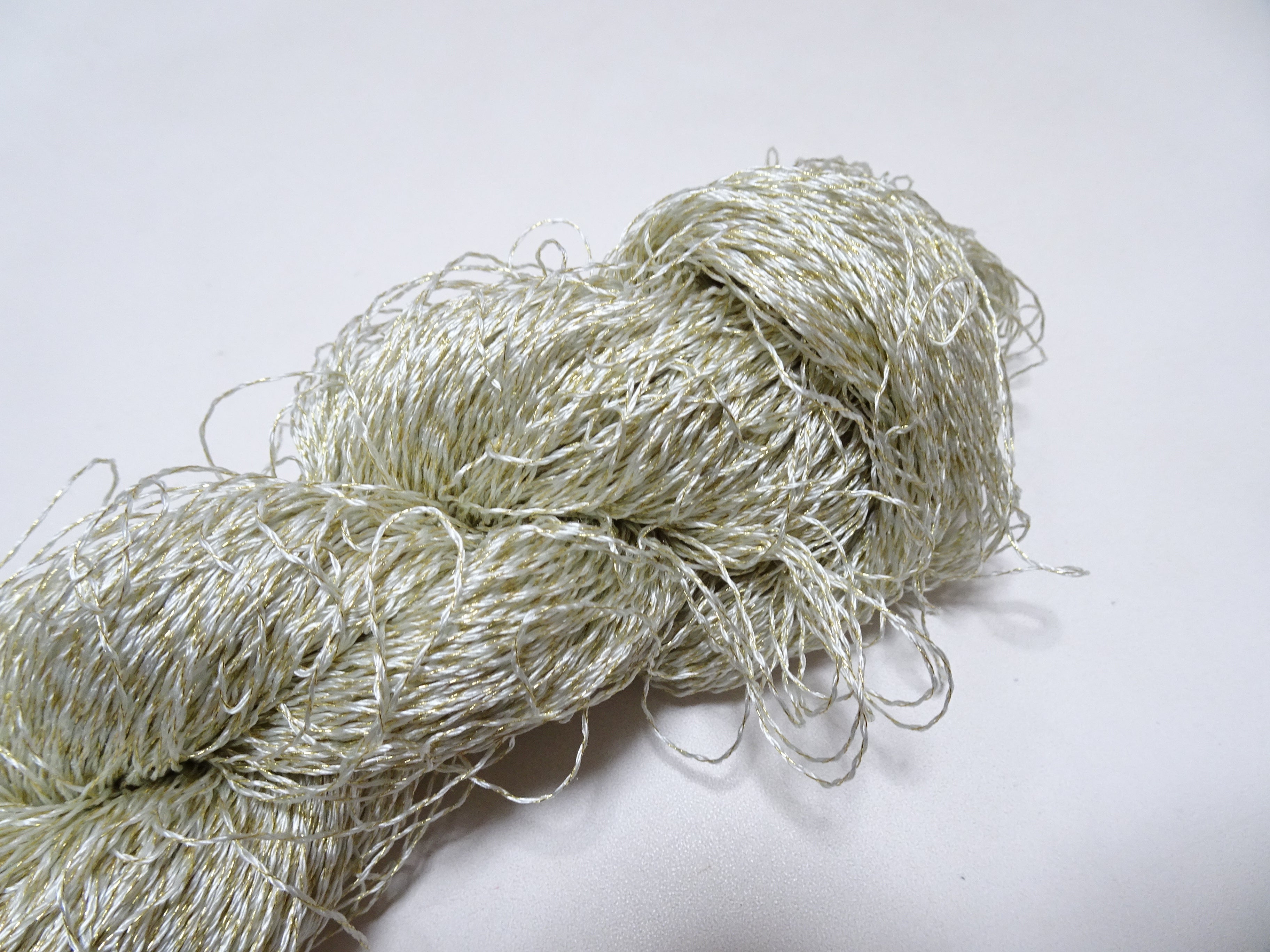 Japanese Vintage High Class Rare Silk Thread Mixture of Gold embroidery 15607