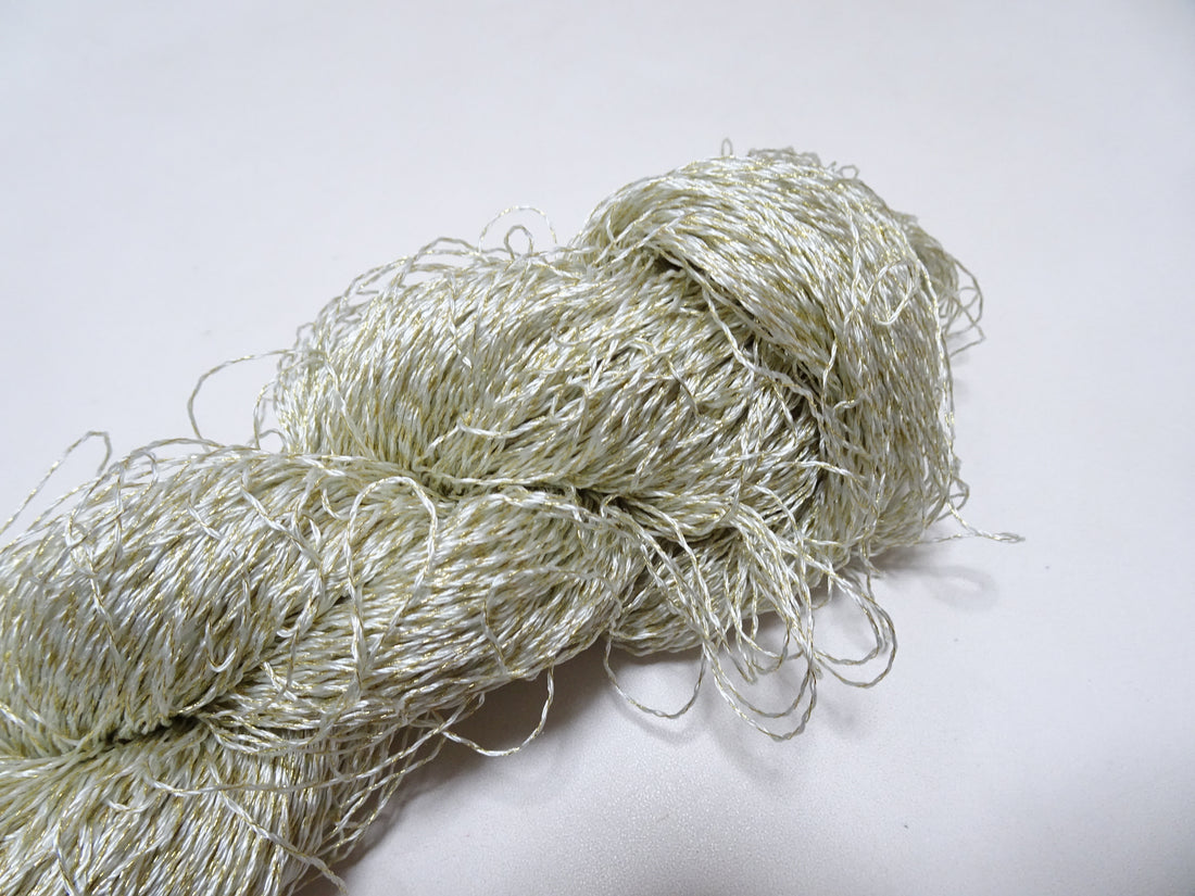 Japanese Vintage High Class Rare Silk Thread Mixture of Gold embroidery 15607