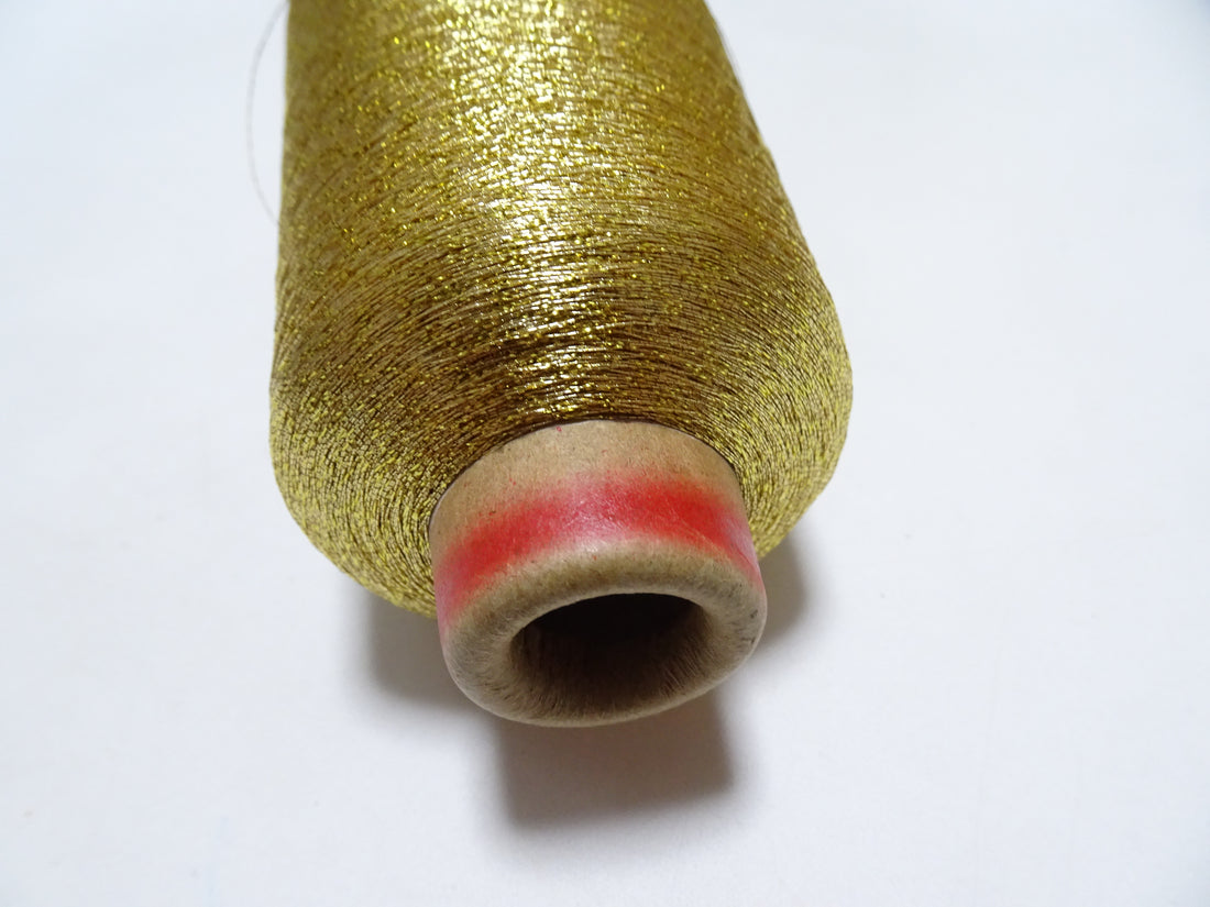 Super Special price! Japanese vintage metallic lame thread embroidery 5000M 16302