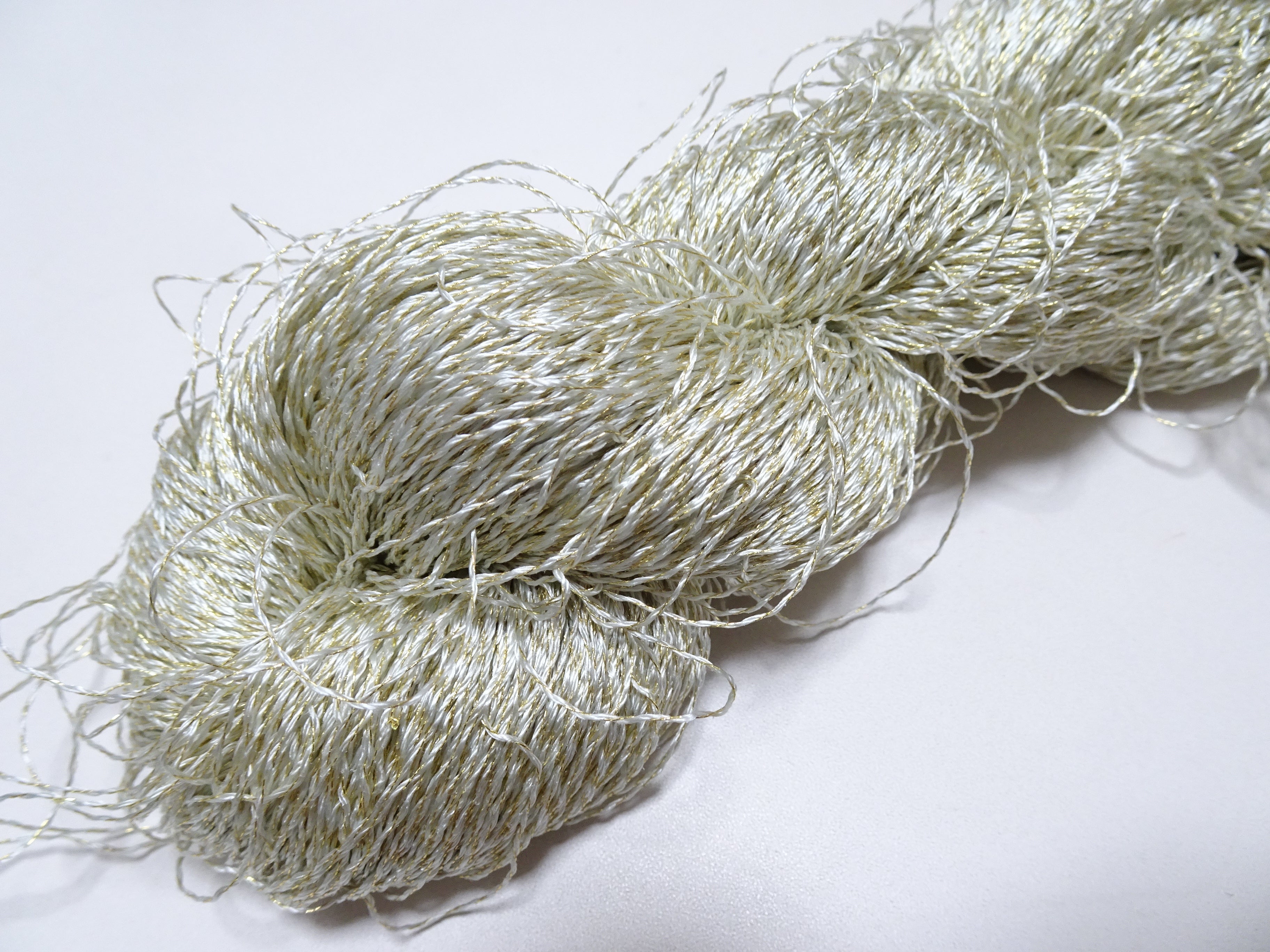 Japanese Vintage High Class Rare Silk Thread Mixture of Gold embroidery 15607
