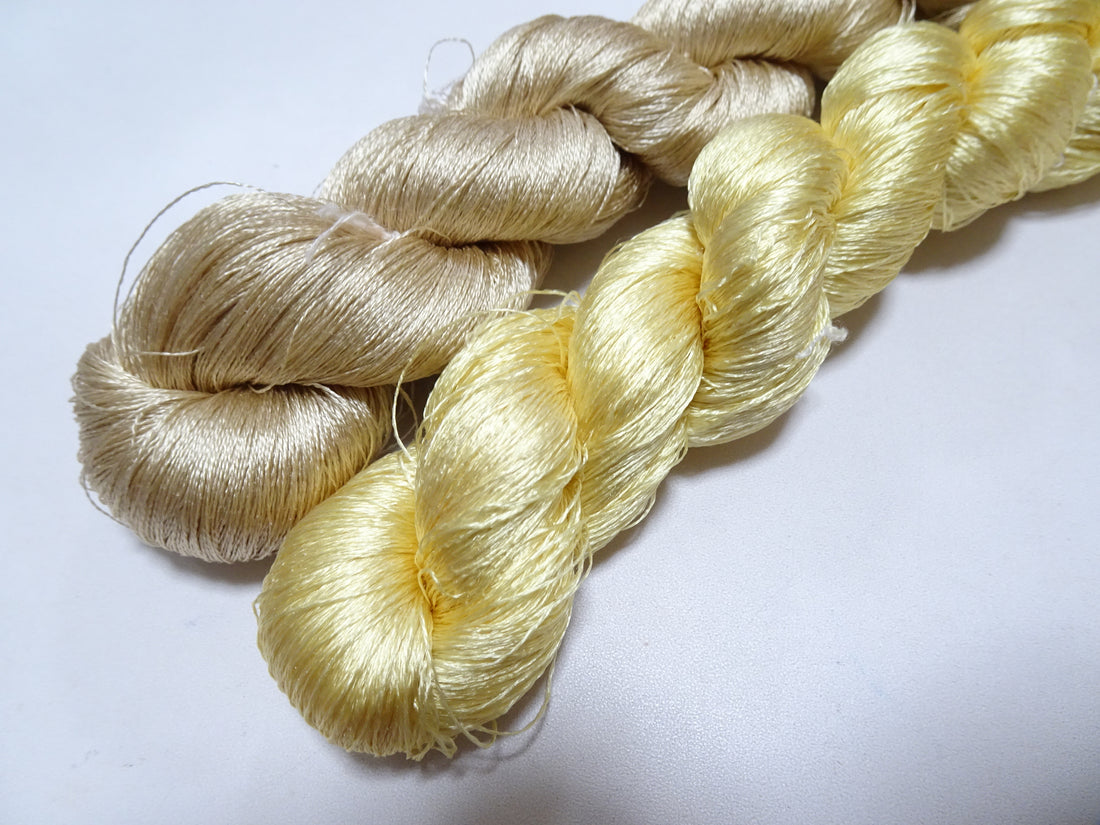 Japanese Vintage Twisted Silk Thread 2sets Embroidery 16965