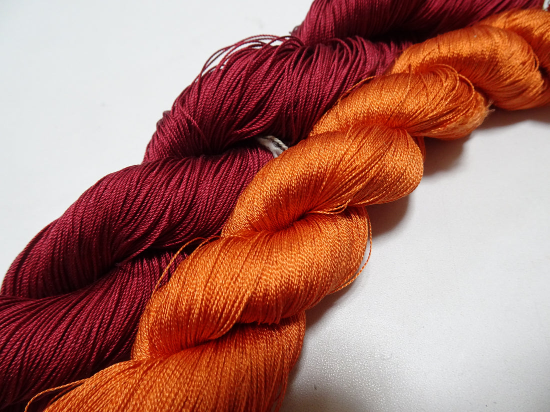 Japanese Vintage Silk Thread 2sets Embroidery 16630