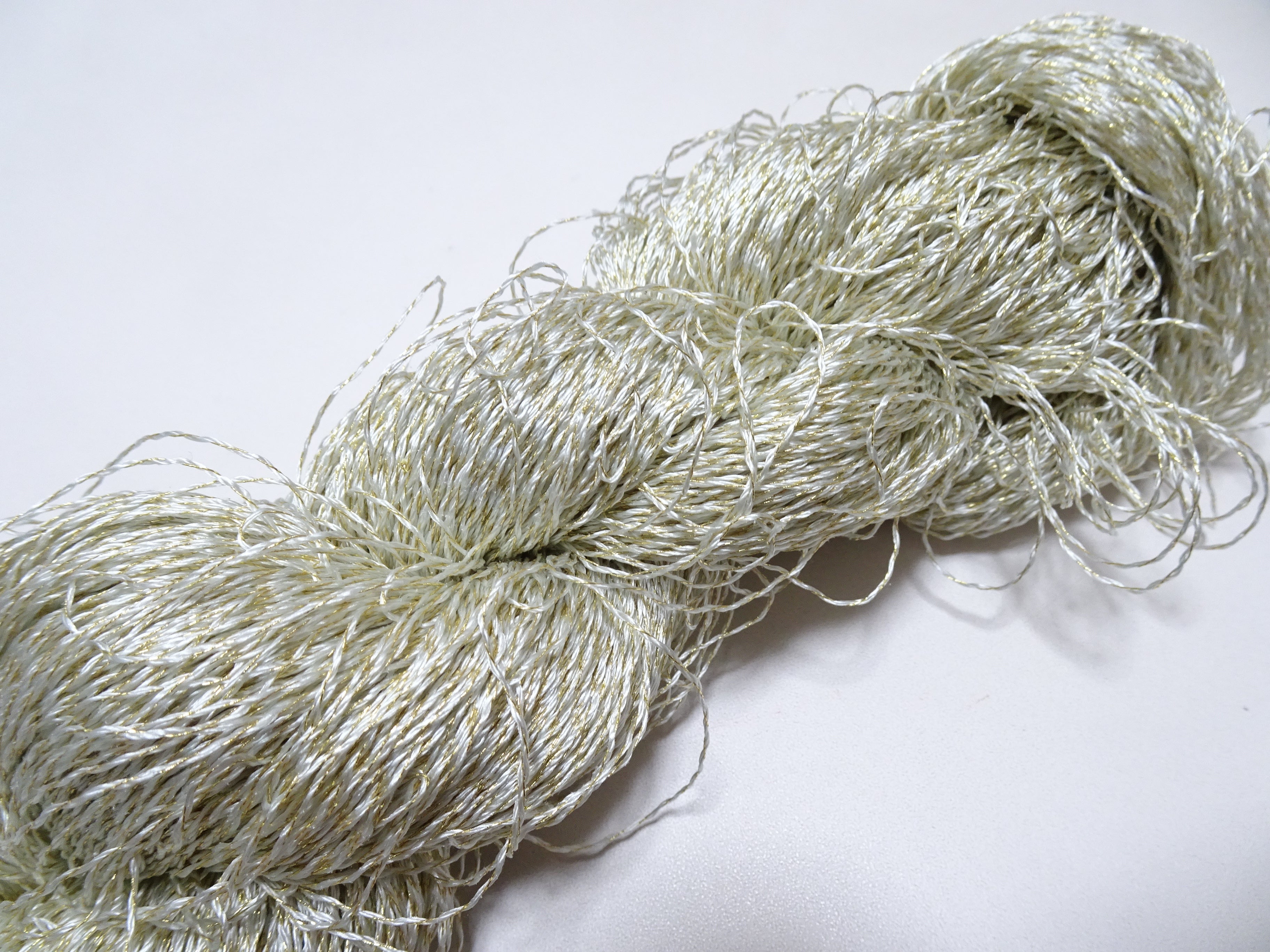 Japanese Vintage High Class Rare Silk Thread Mixture of Gold embroidery 15607
