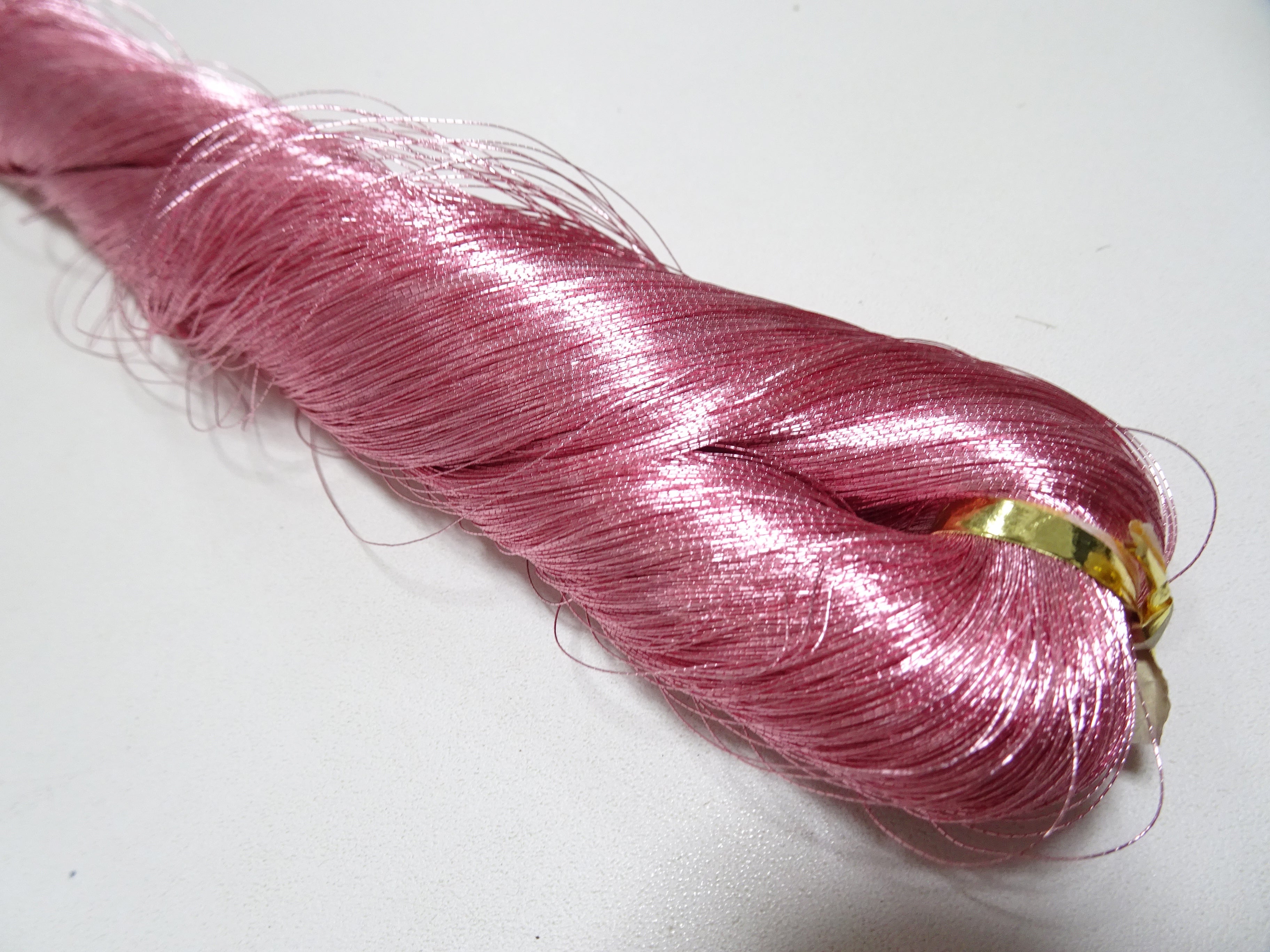 Japanese vintage rare Superb pure silver leaf thread color P12 2000M ...