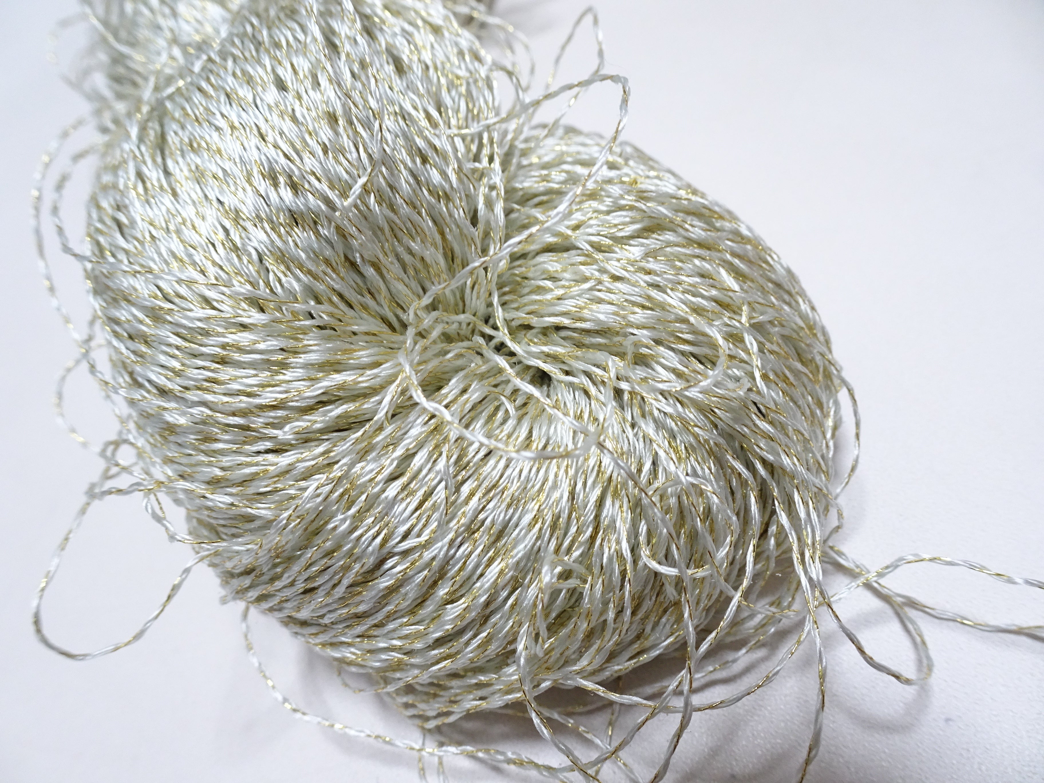 Japanese Vintage High Class Rare Silk Thread Mixture of Gold embroidery 15607
