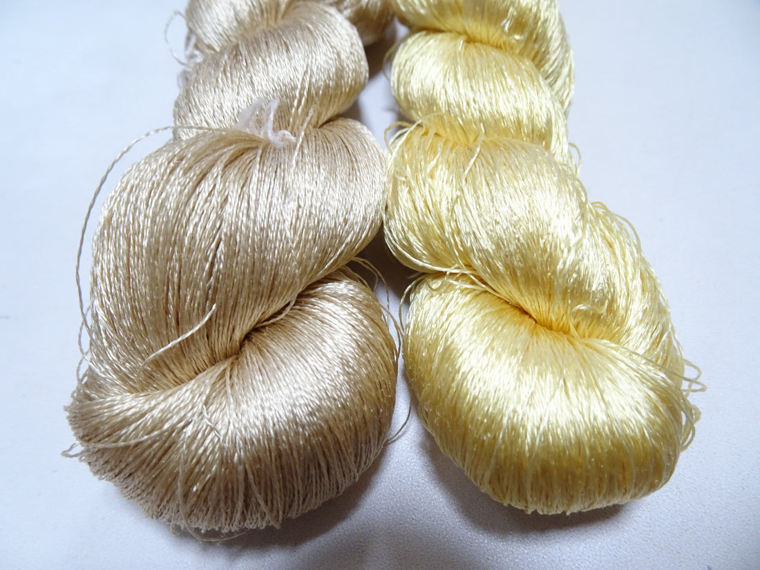 Japanese Vintage Twisted Silk Thread 2sets Embroidery 16965