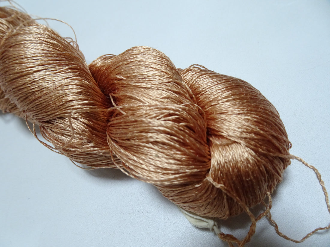 Japanese Vintage Twisted Silk Thread Embroidery 18322