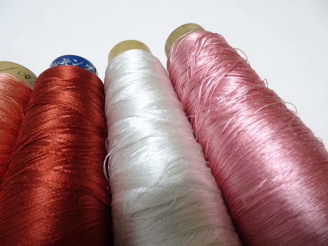 Great deal!! Japanese vintage silk thread 14sets embroidery Imperfect item (please see description for details)  16377