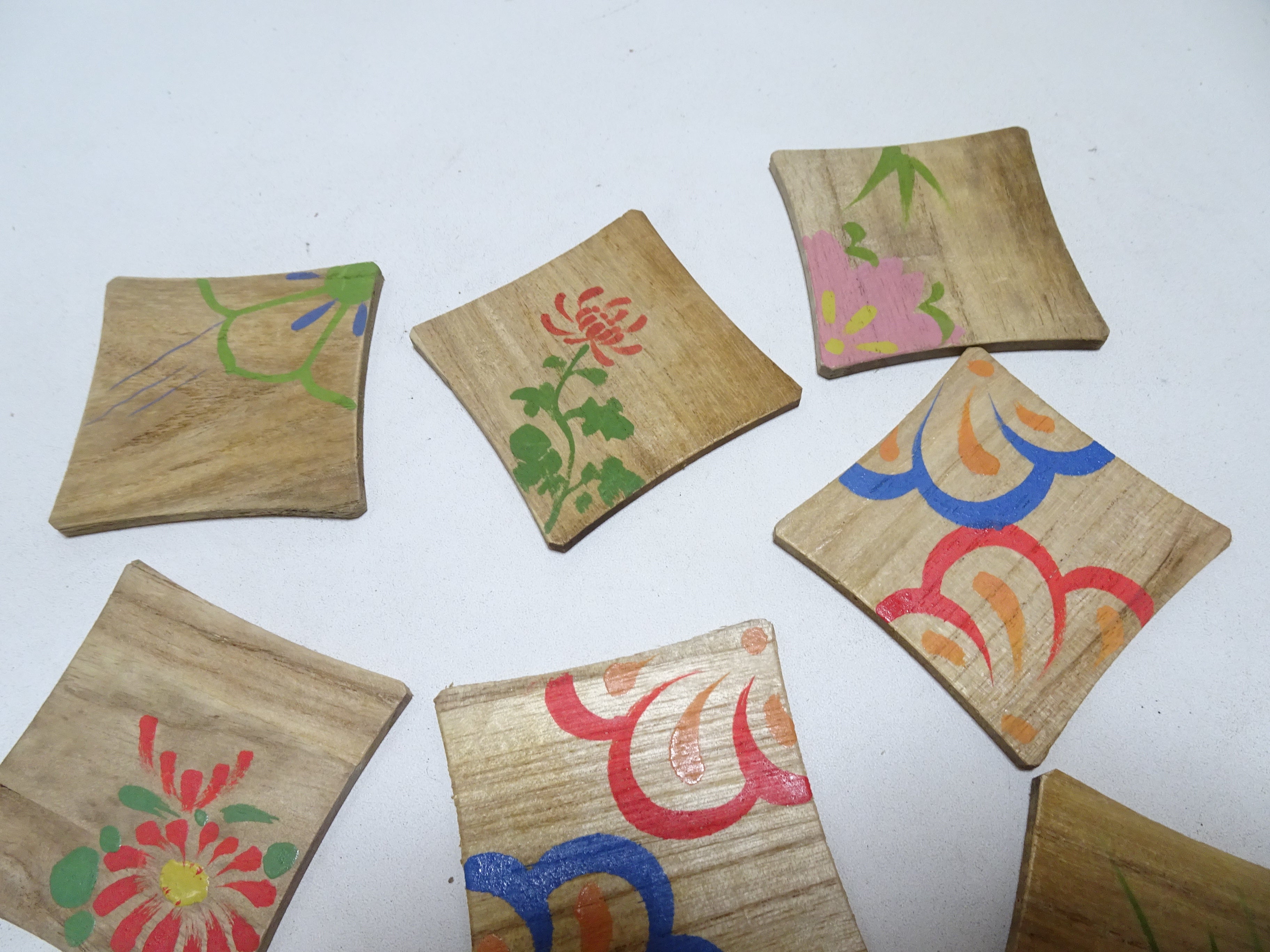 Vintage Japanese Wooden Thread Spools 10sets 17464