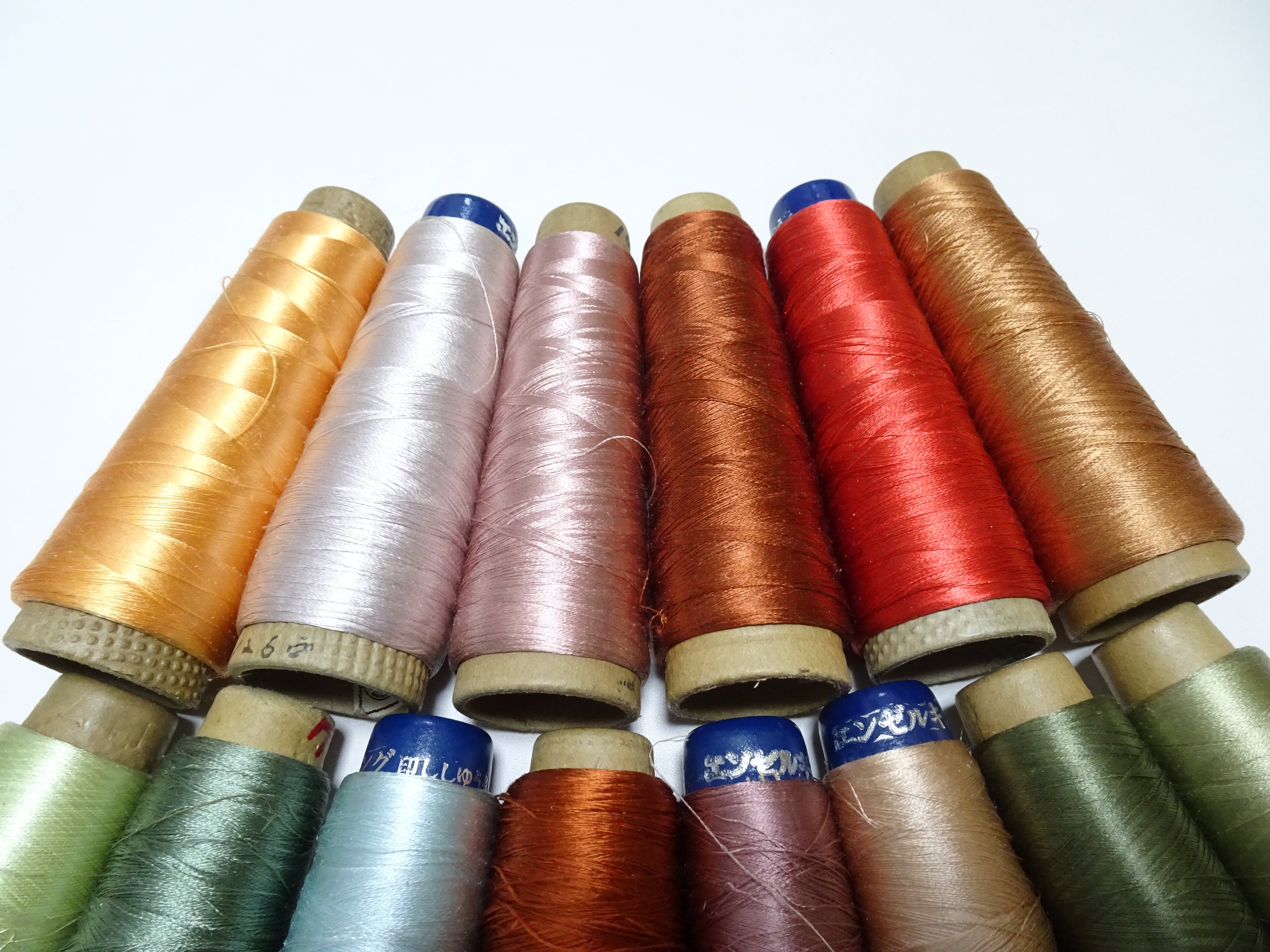 Great deal!! Japanese vintage silk thread 14sets embroidery Imperfect item (please see description for details)  16378