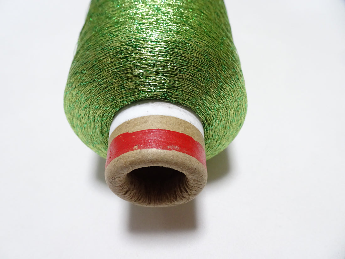 Super Special price! Japanese vintage metallic lame thread embroidery 5000M 16303