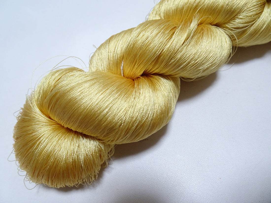 Japanese Vintage Twisted Silk Thread Embroidery 17142