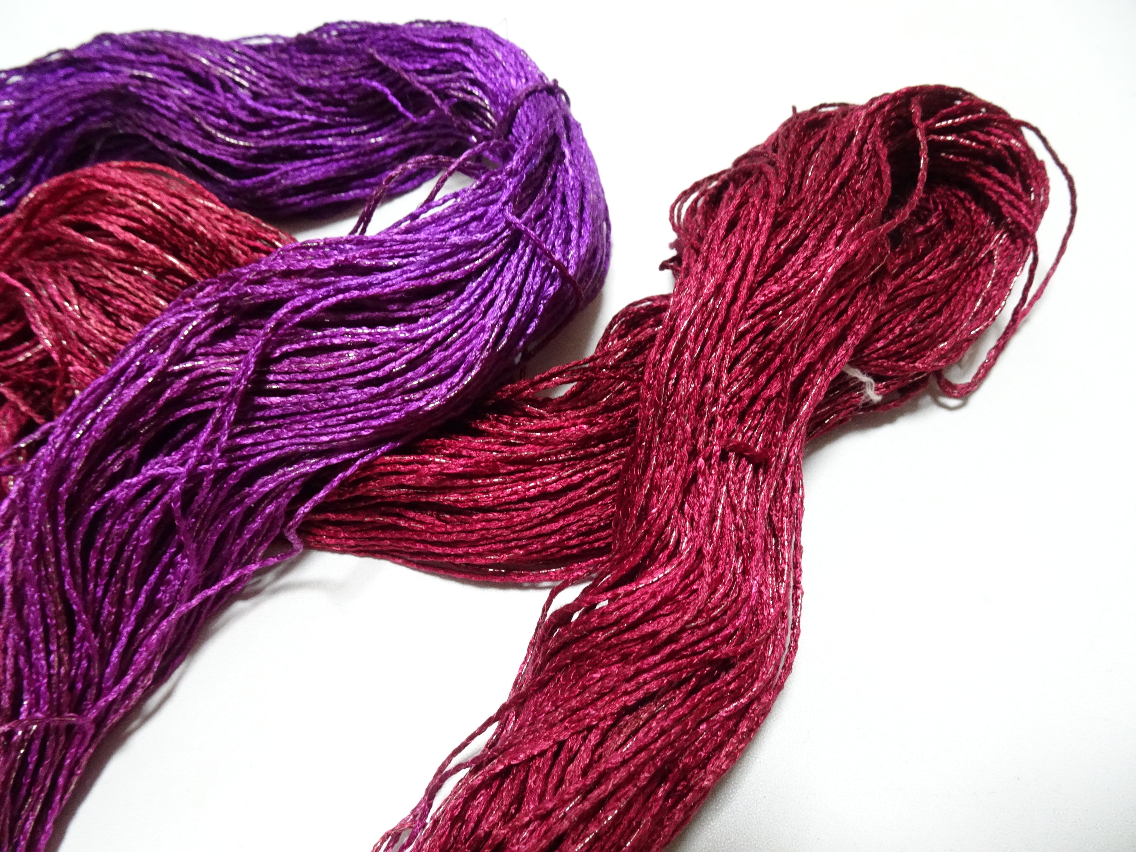 Japanese Tanaka Gen Silk – One-of-a-Kind Hand-Dyed Artistic Silk Thread, Rare Japanese Artisan Yarn, Limited Stock 19125