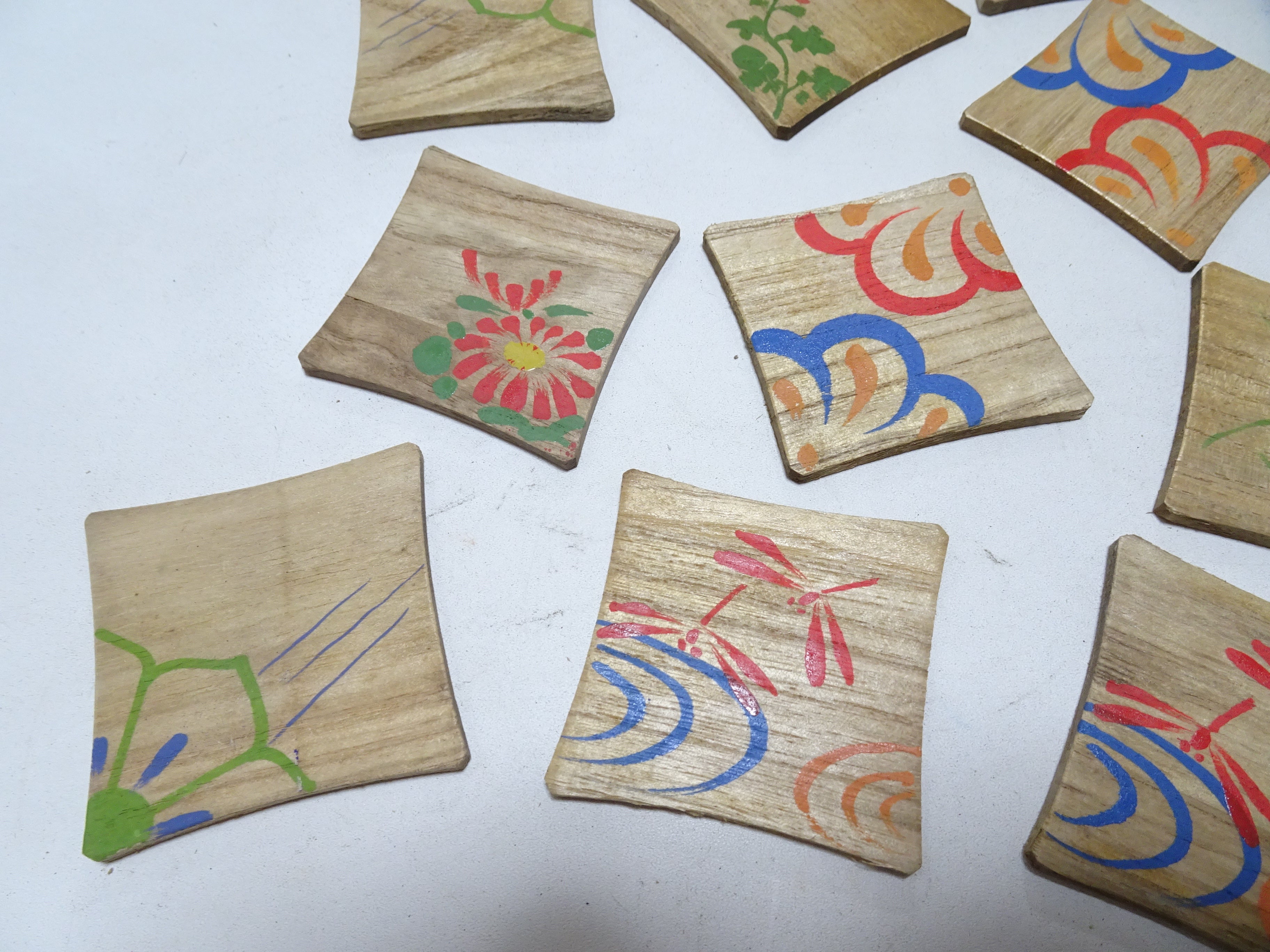 Vintage Japanese Wooden Thread Spools 10sets 17464