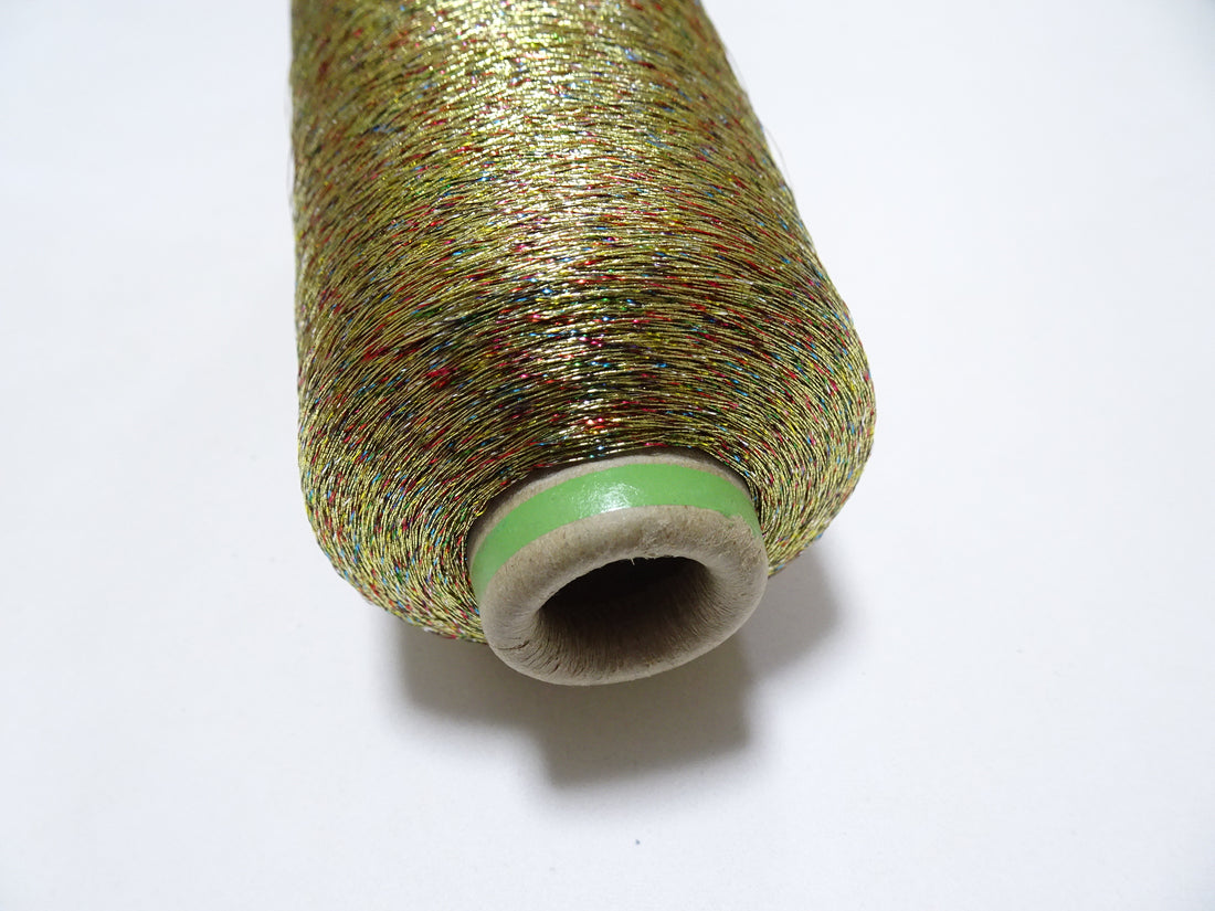 Super Special price! Japanese vintage metallic lame thread embroidery 5000M 9355