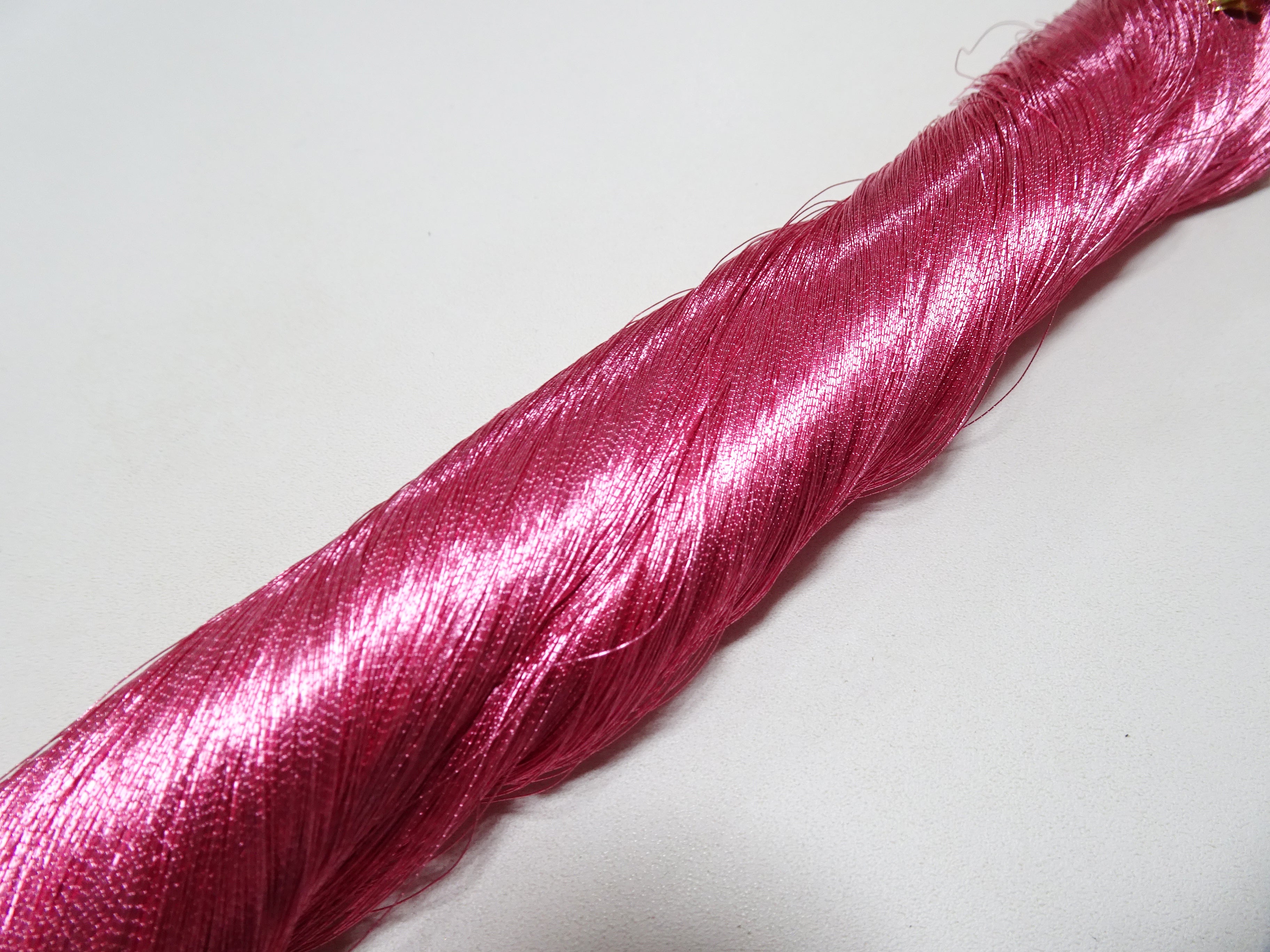 Japanese vintage rare Superb pure silver leaf thread color P13 2000M ...