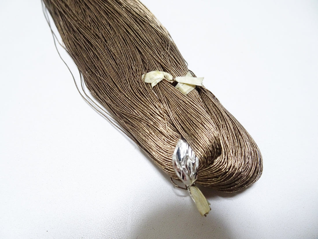 Japanese vintage high class aluminum leaf thread kodai  embroidery 500M  8485  0.40mm